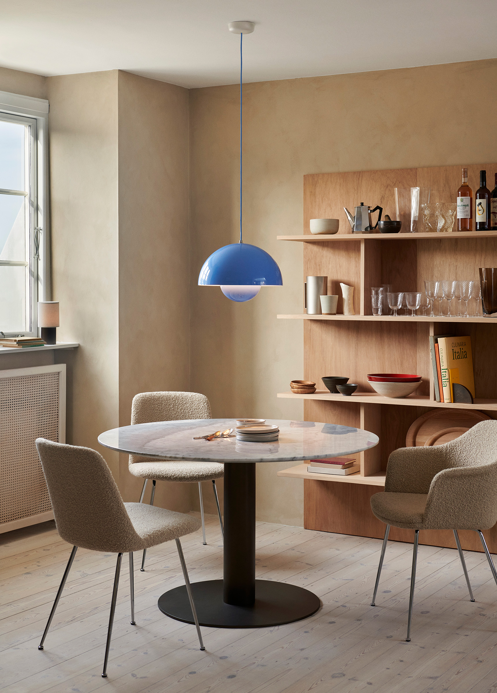 Flowerpot Pendant VP7, Swim Blue