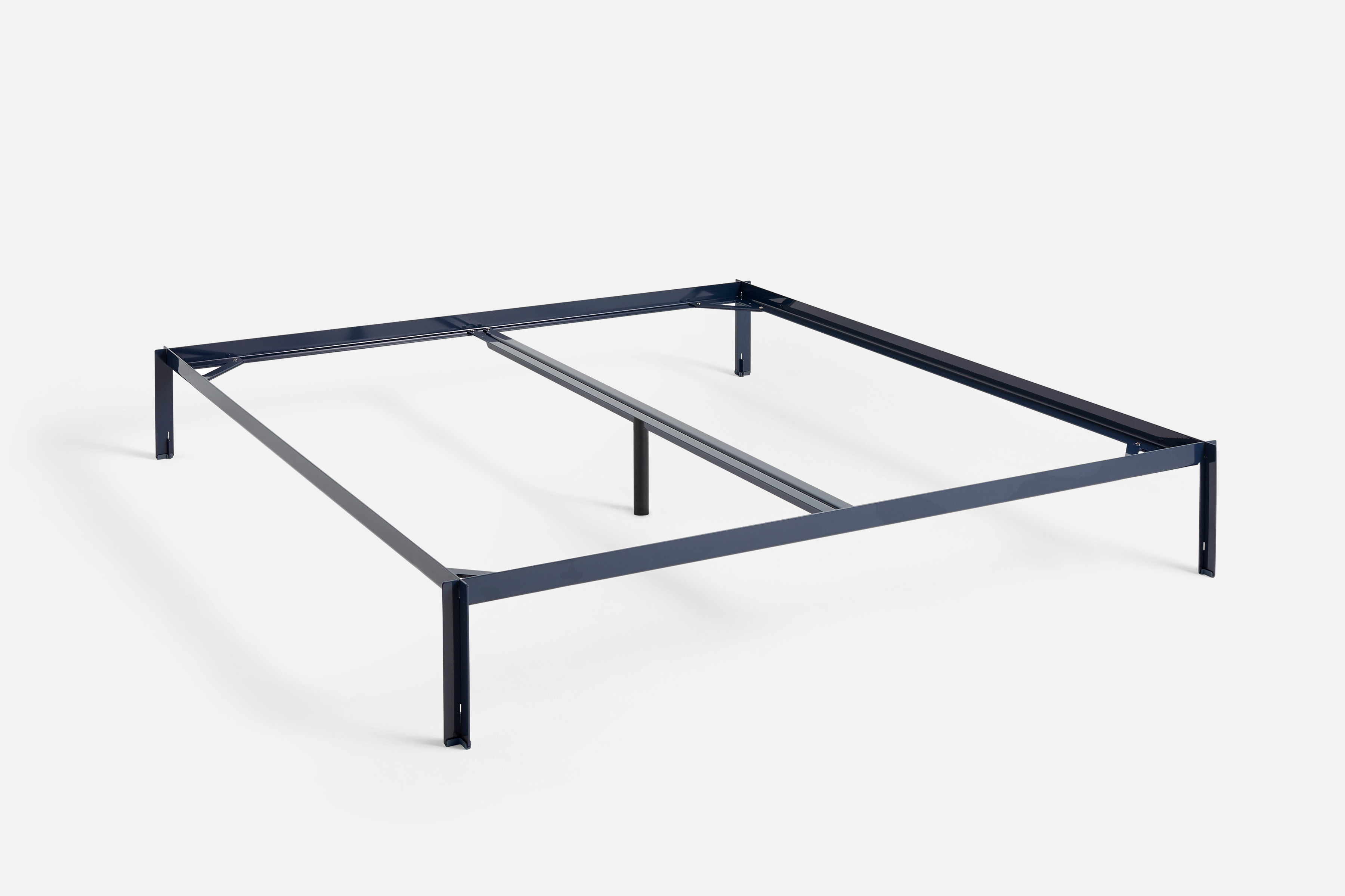 Connect Bett 180x200 mit Mittelstrebe Deep blue