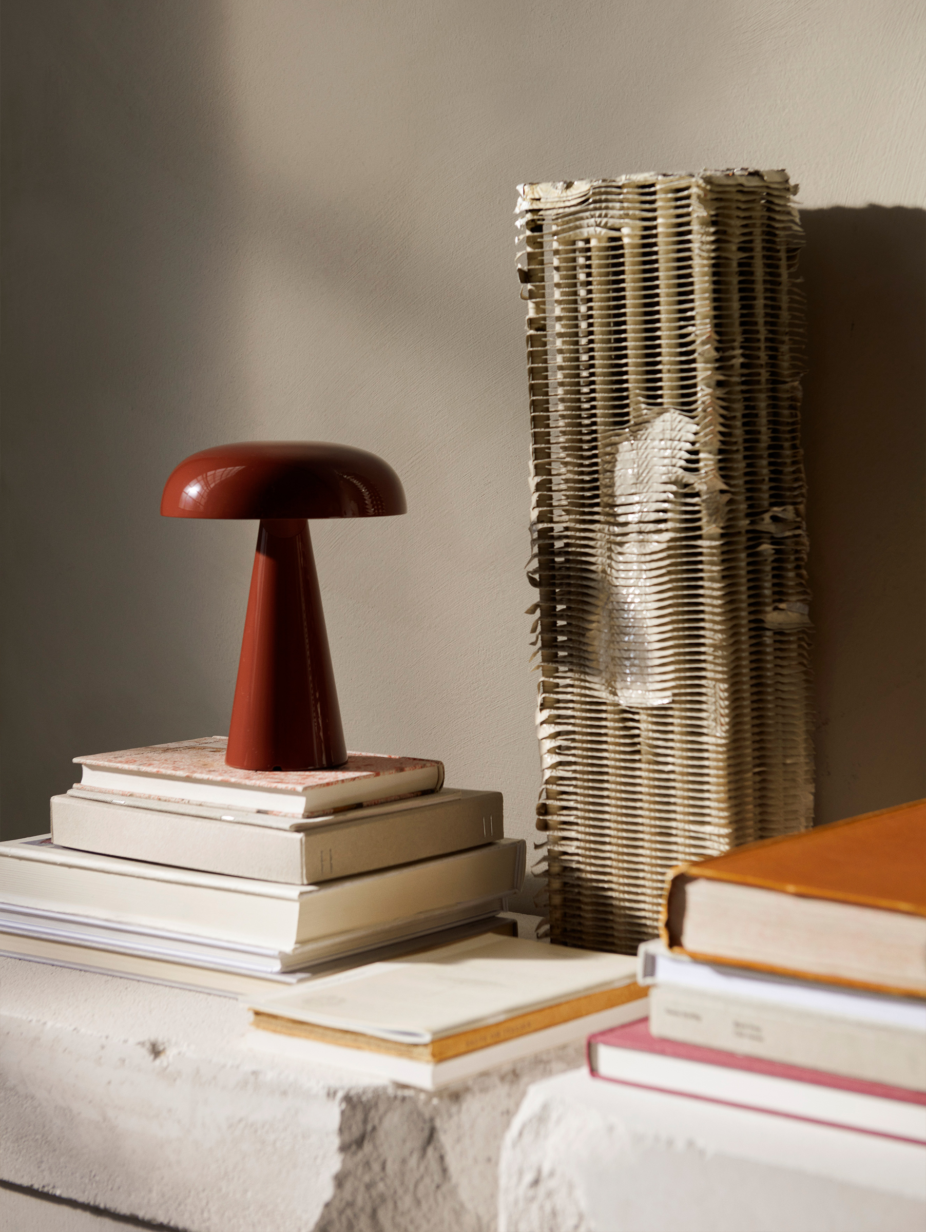 Como SC53 tragbare Akku Leuchte - Rotbraun