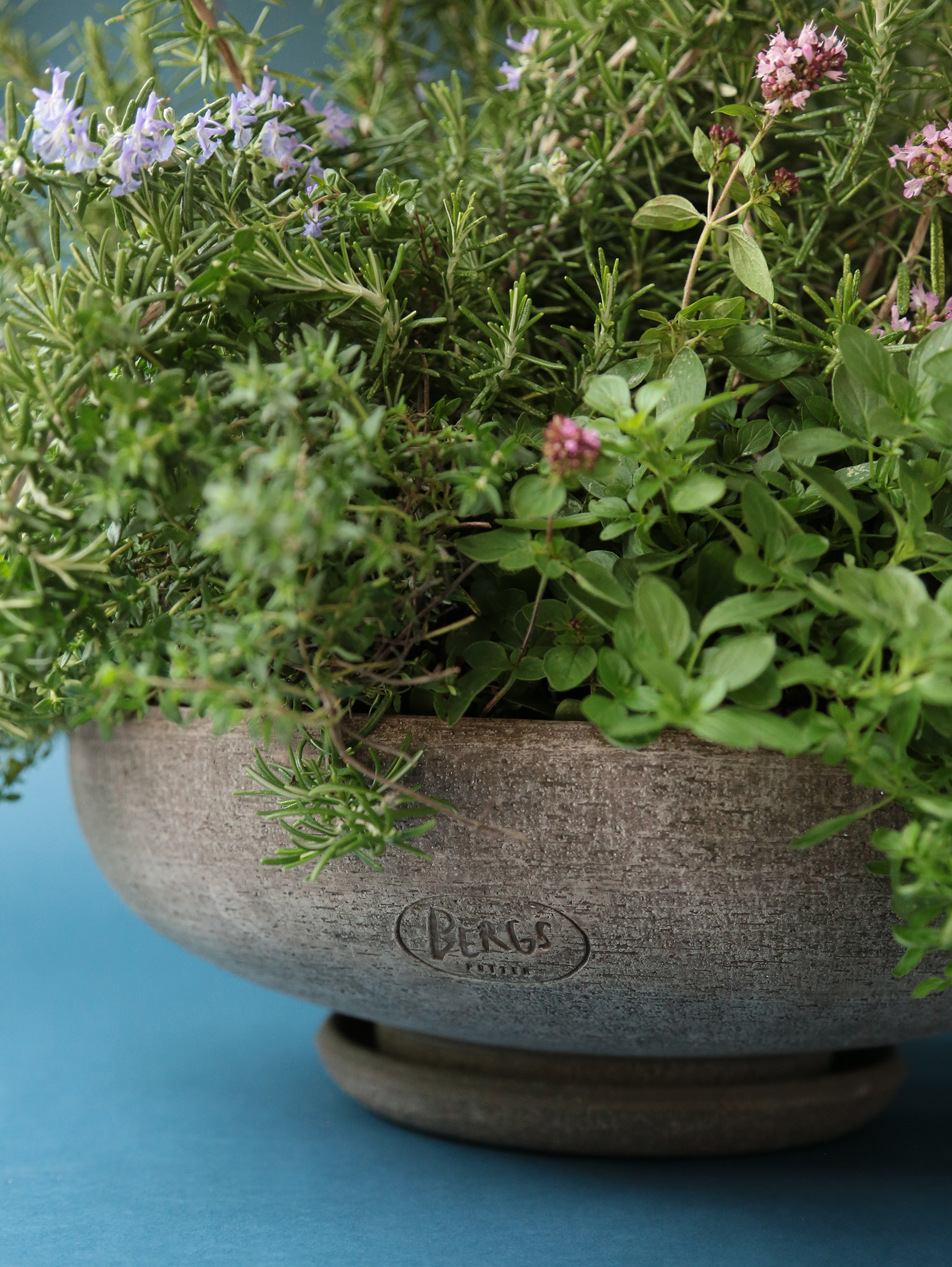 Ada Pflanzschale Raw Ø40 cm - Grau