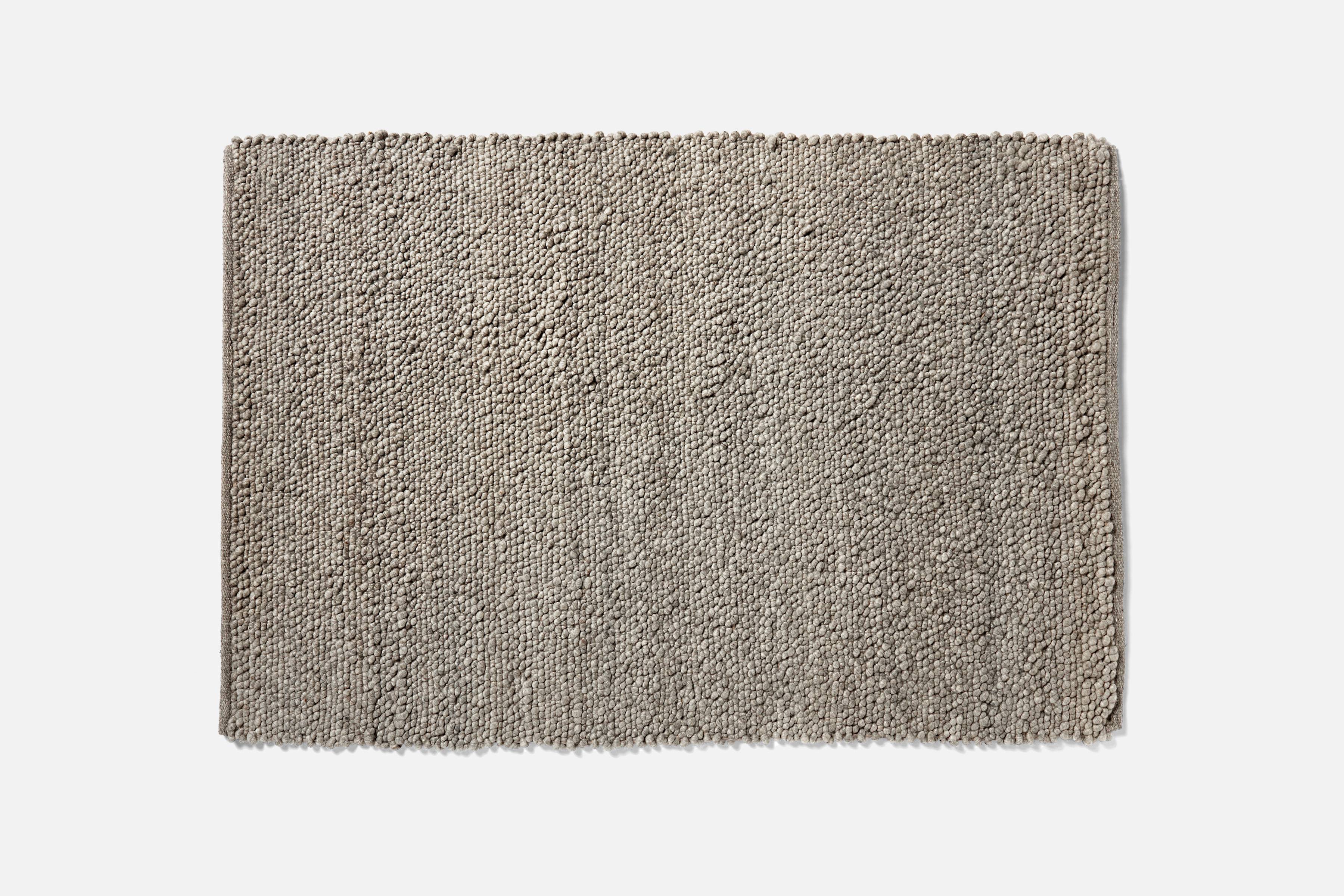 Peas Teppich Random 140x200 Mittelgrau