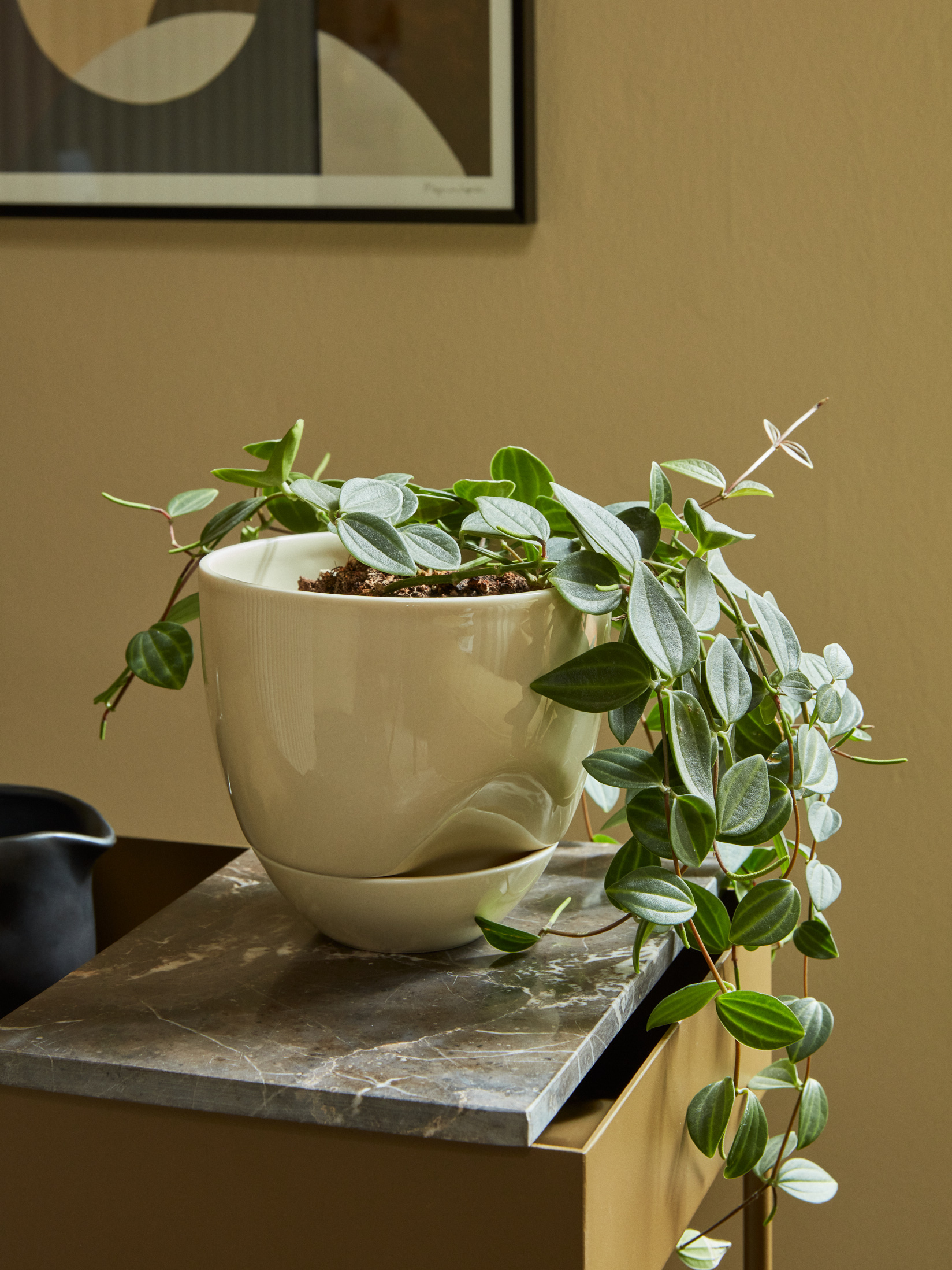 Hydrous Übertopf Ø12 - Ashen