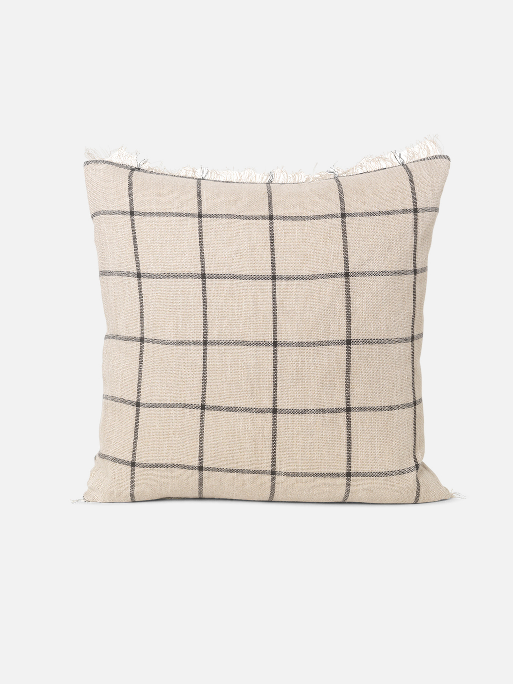 Calm Kissen 50x50 cm - Camel / Schwarz