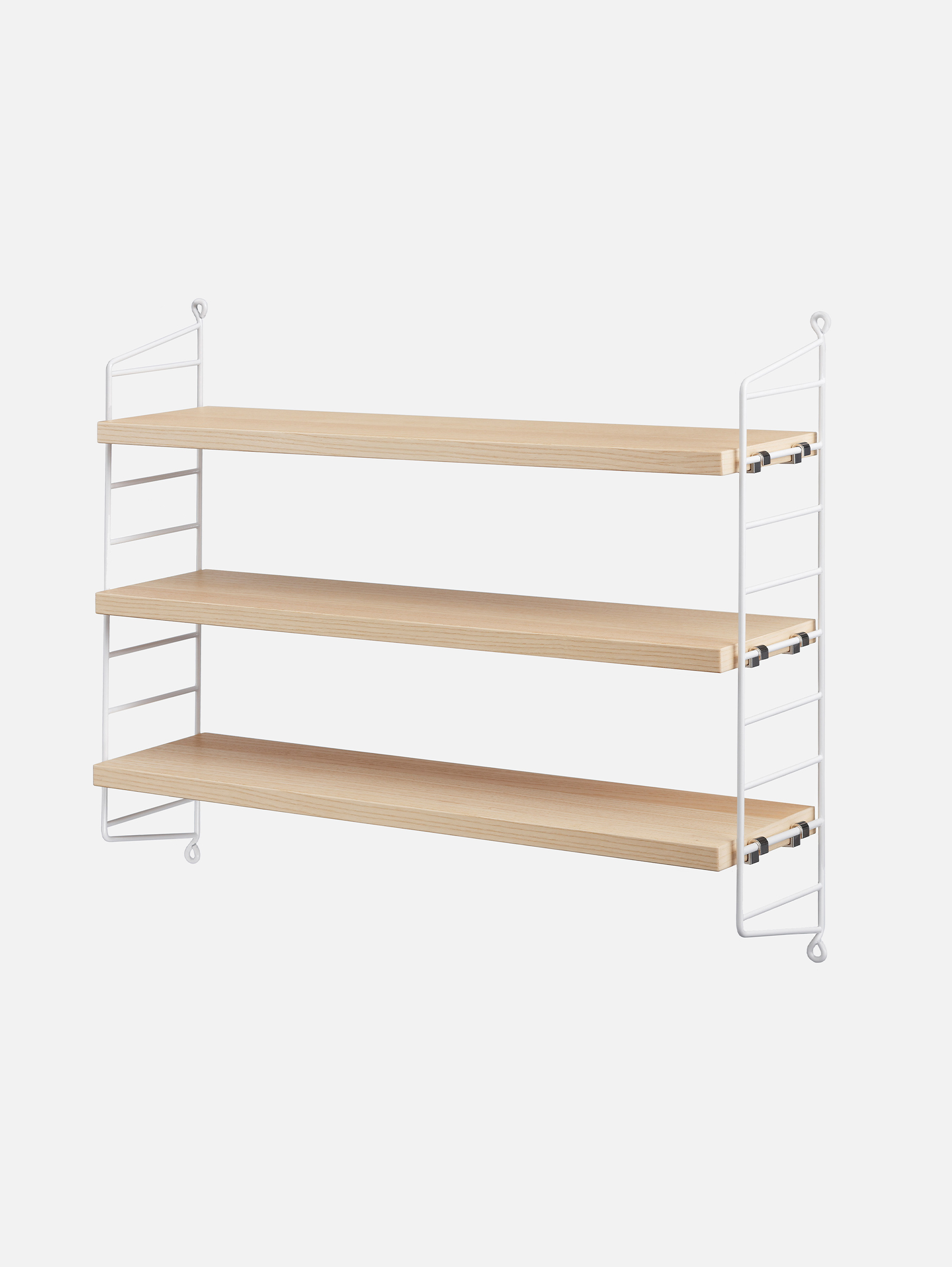 Pocket Regal 60x50 cm - Esche/Weiß