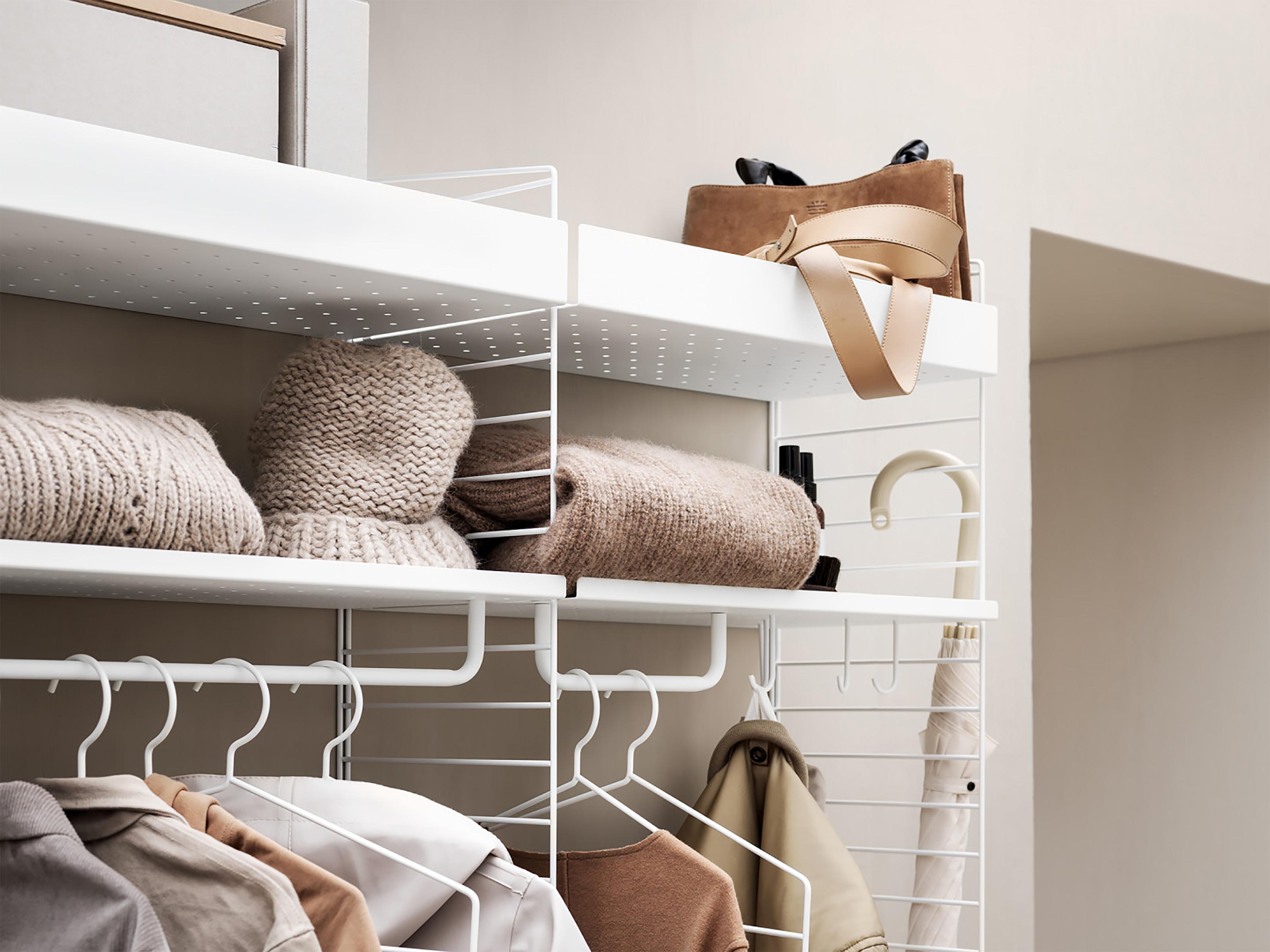 1er Metall Regalboden mit hoher Kante 78/7/20 Weiß