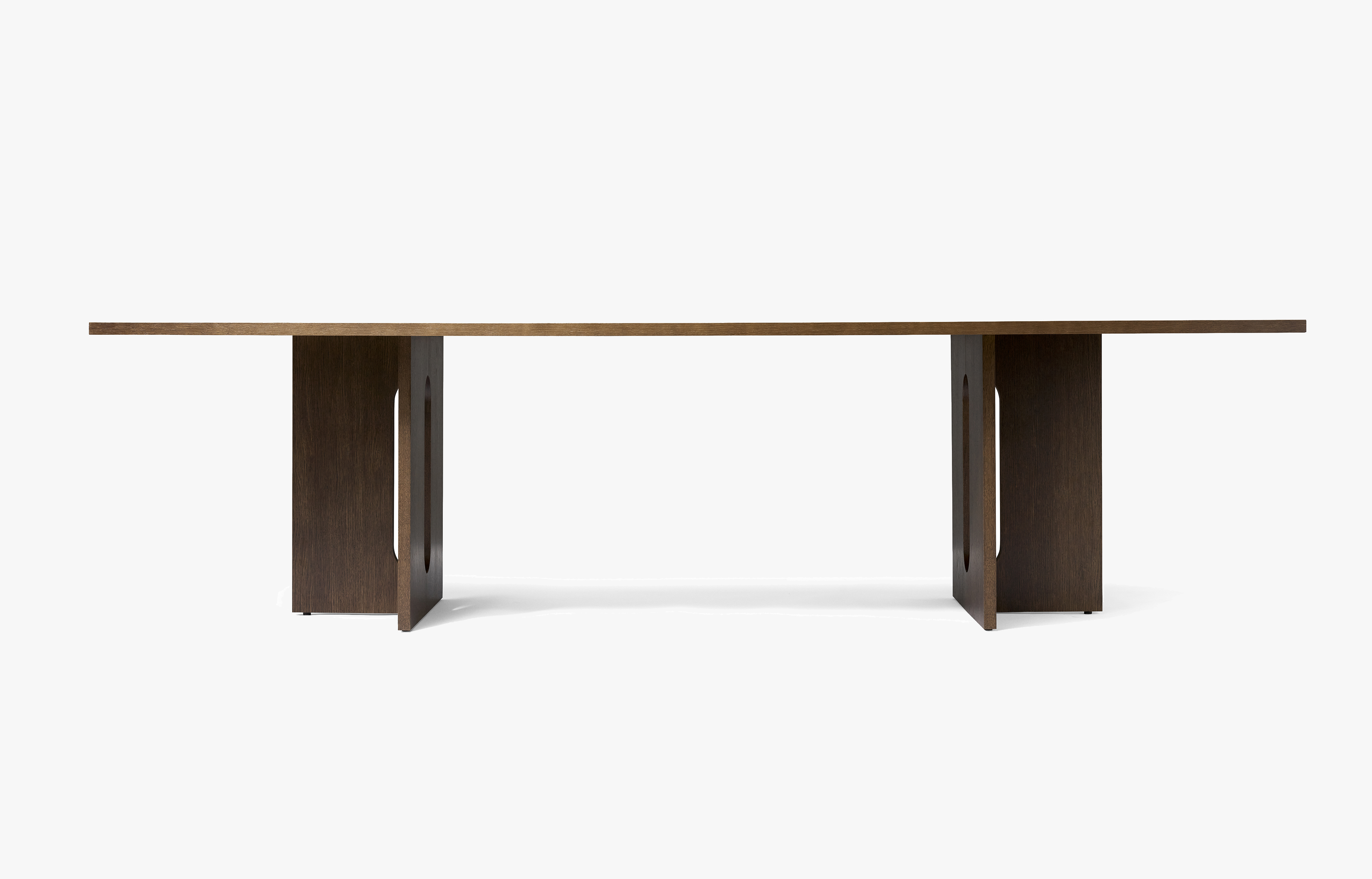 Androgyne Esstisch 278x109 cm Eiche dunkel gebeizt