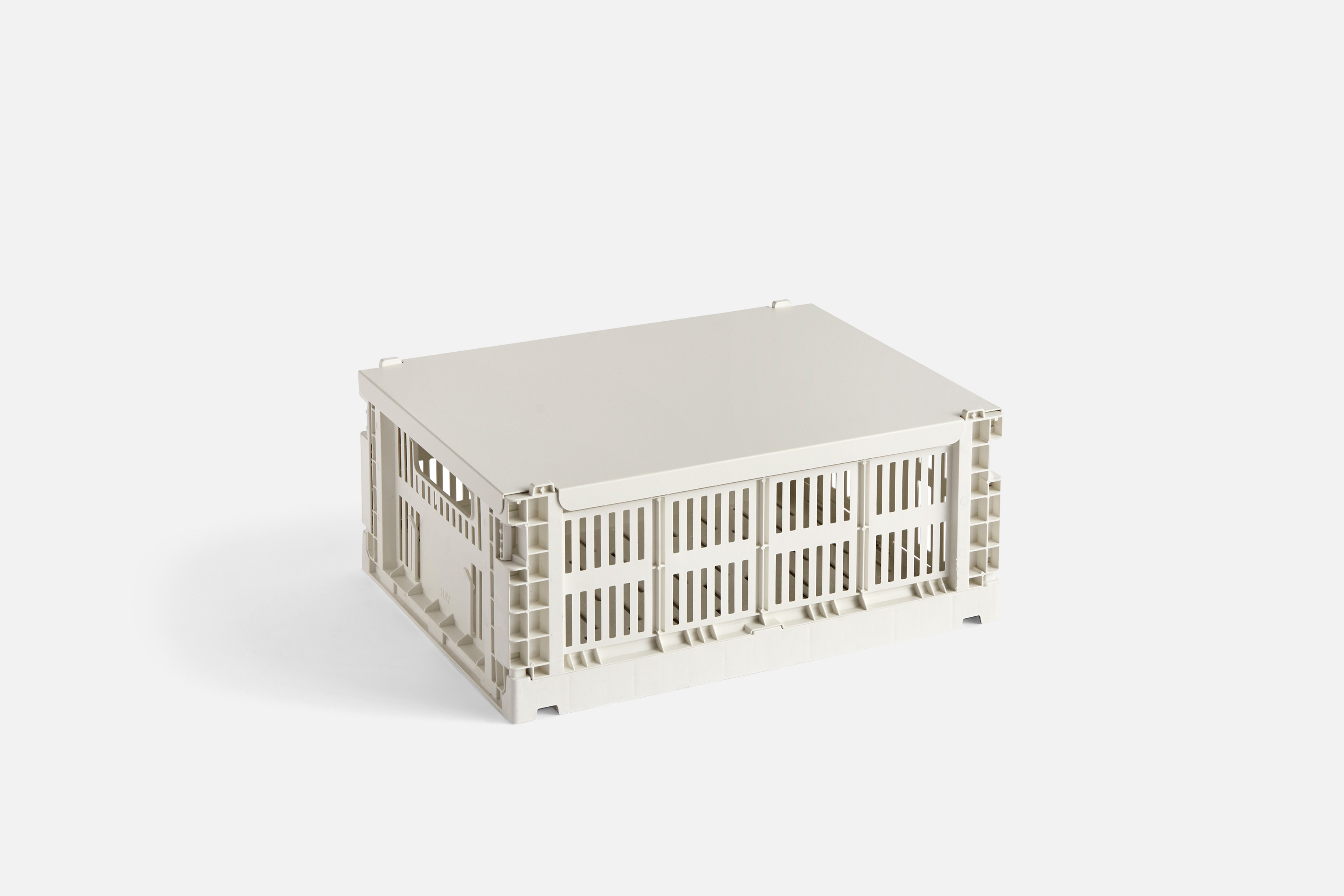 Deckel für Crate Box Medium - Off-white