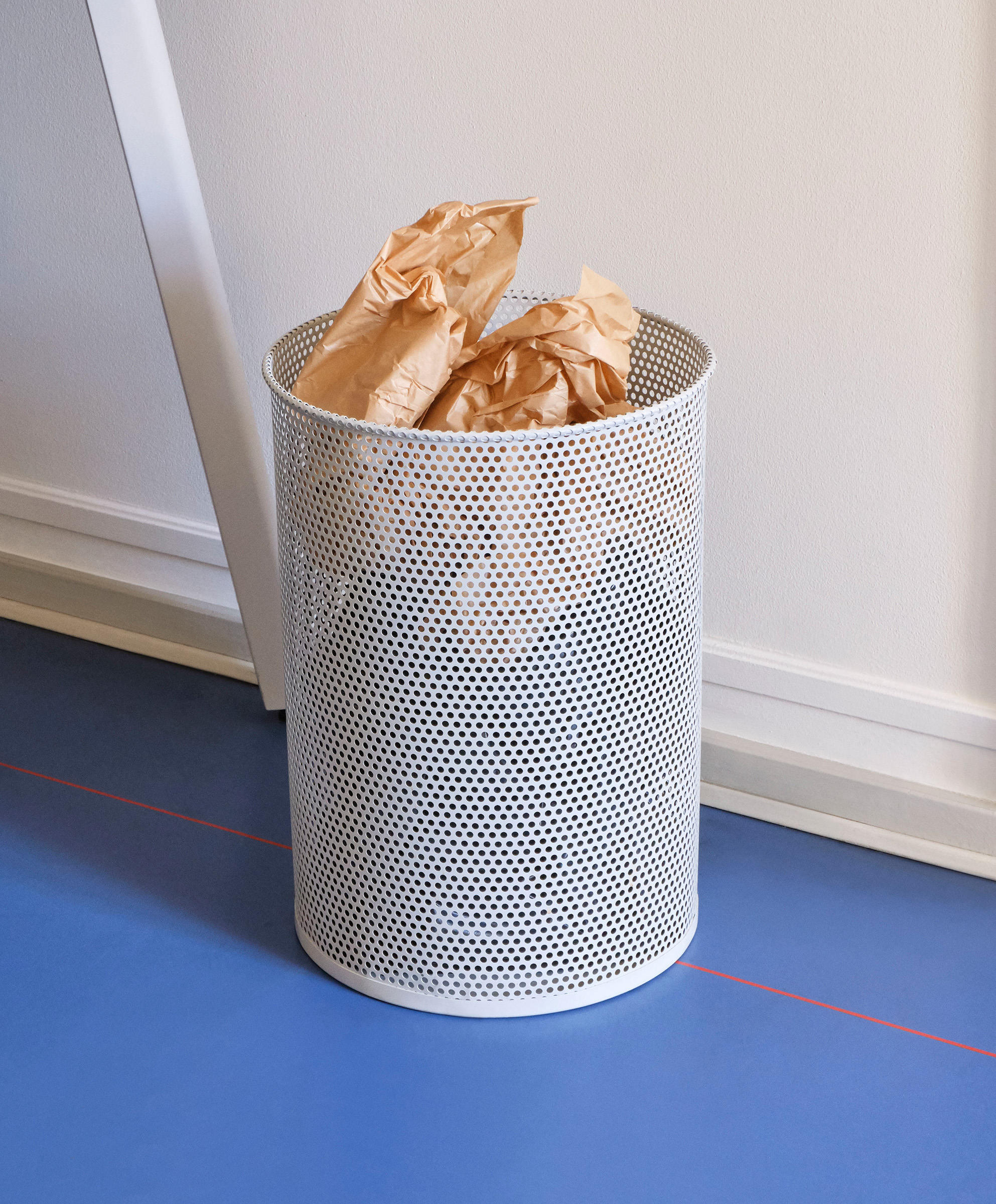 Perforated Bin Large - Hellgrau