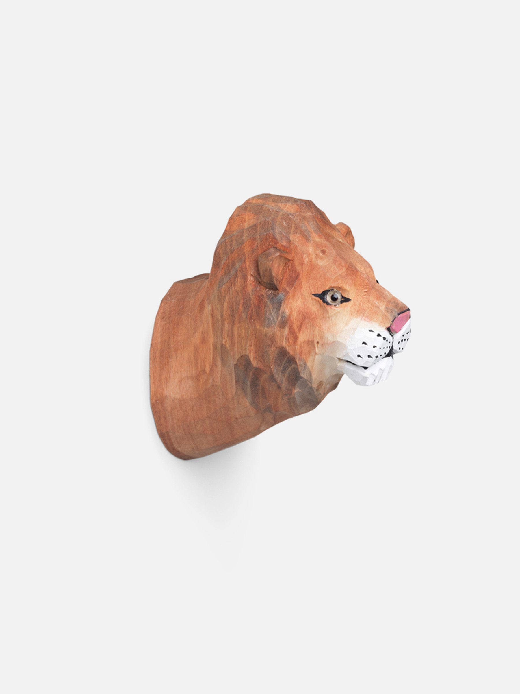 Animal handgeschnitzter Haken Löwe