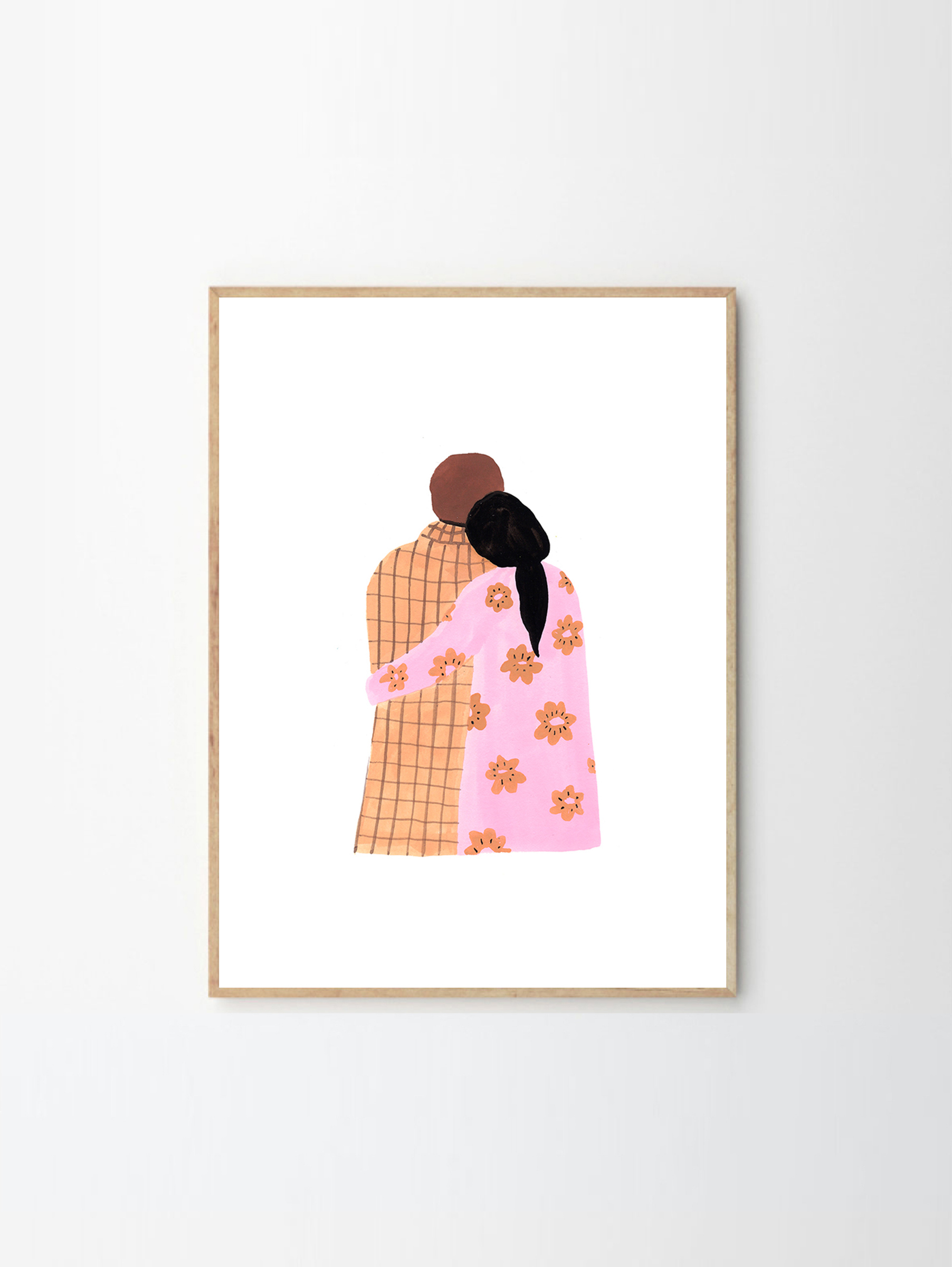 The Poster Club Laura Page Couple  30x40