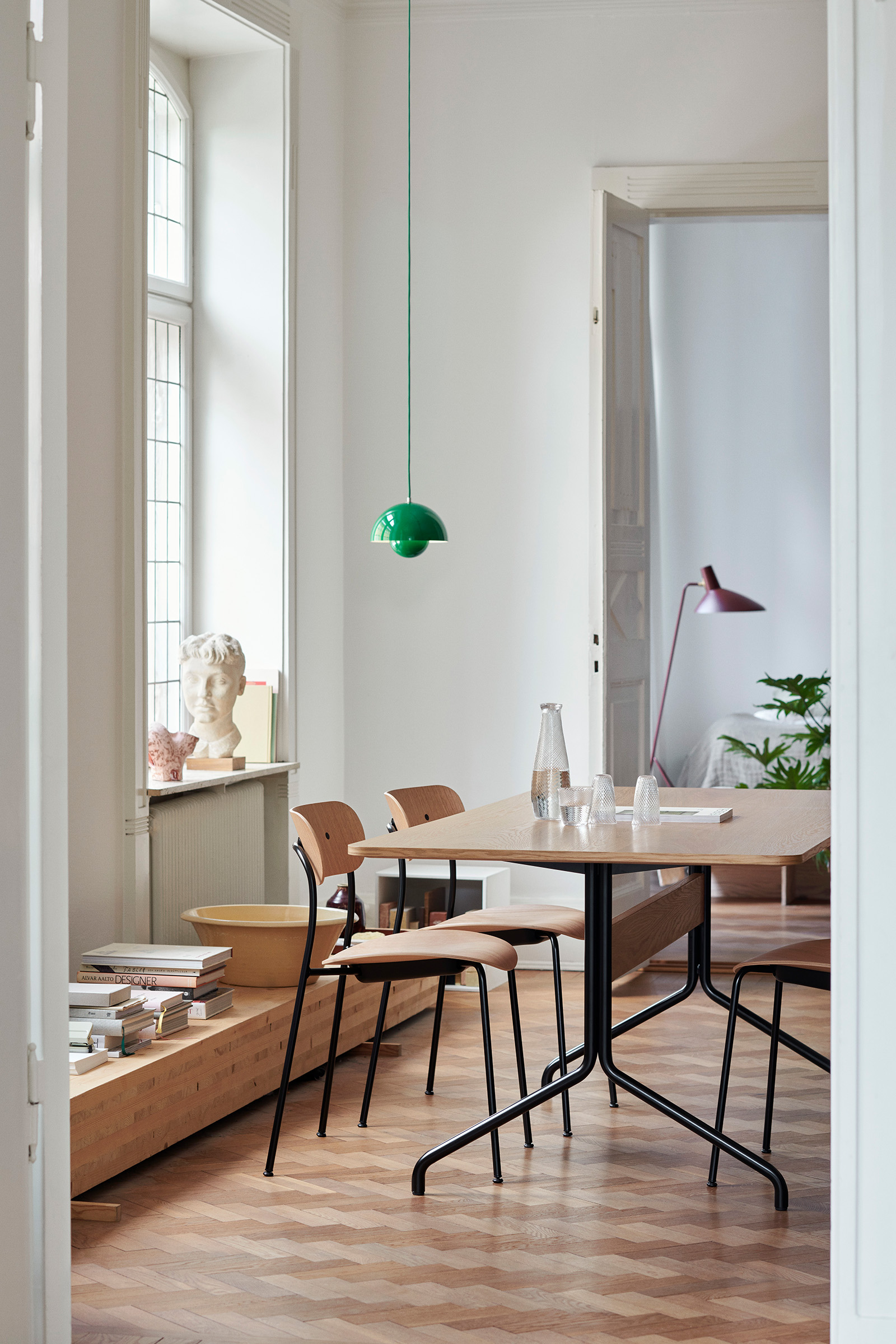 Flowerpot Hängeleuchte VP1 Signal Grün