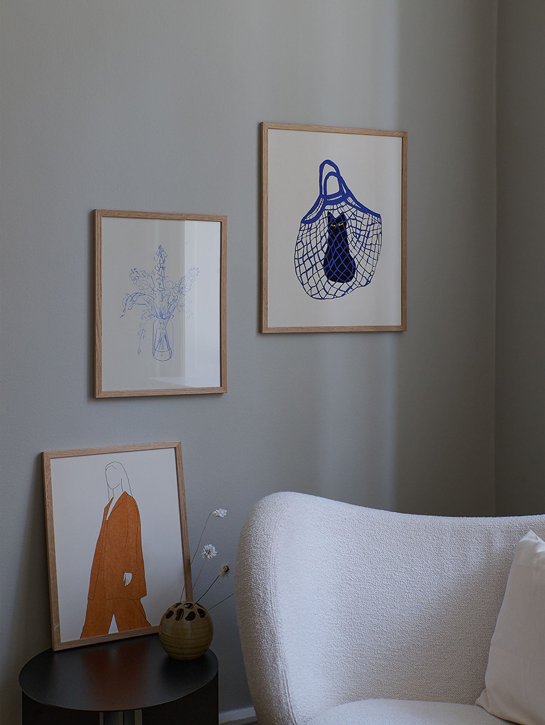 The Poster Club Chloe Purpero Johnson The Cats in the bag 30x40