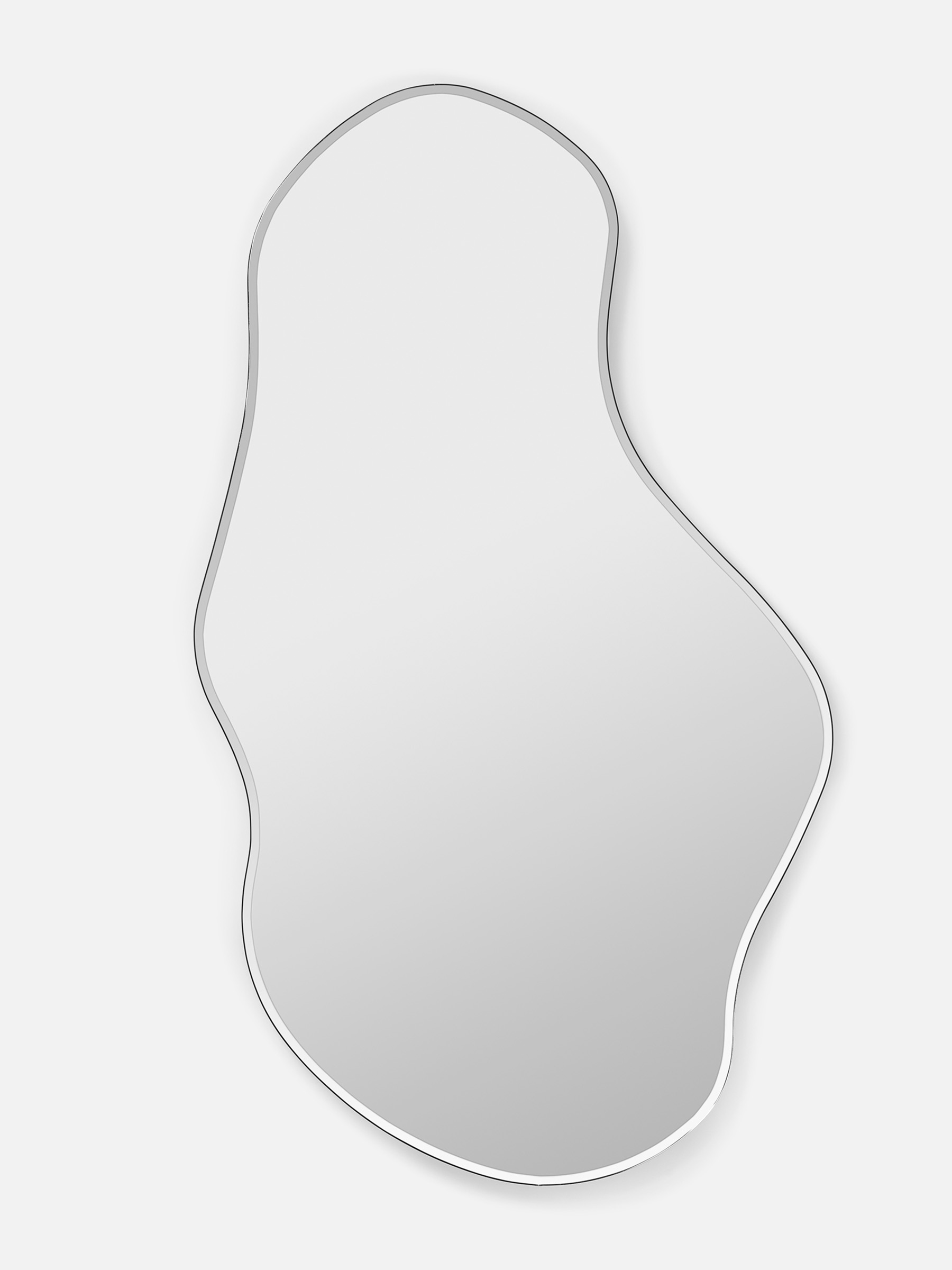 Pond Spiegel Large Dunkel verchromt