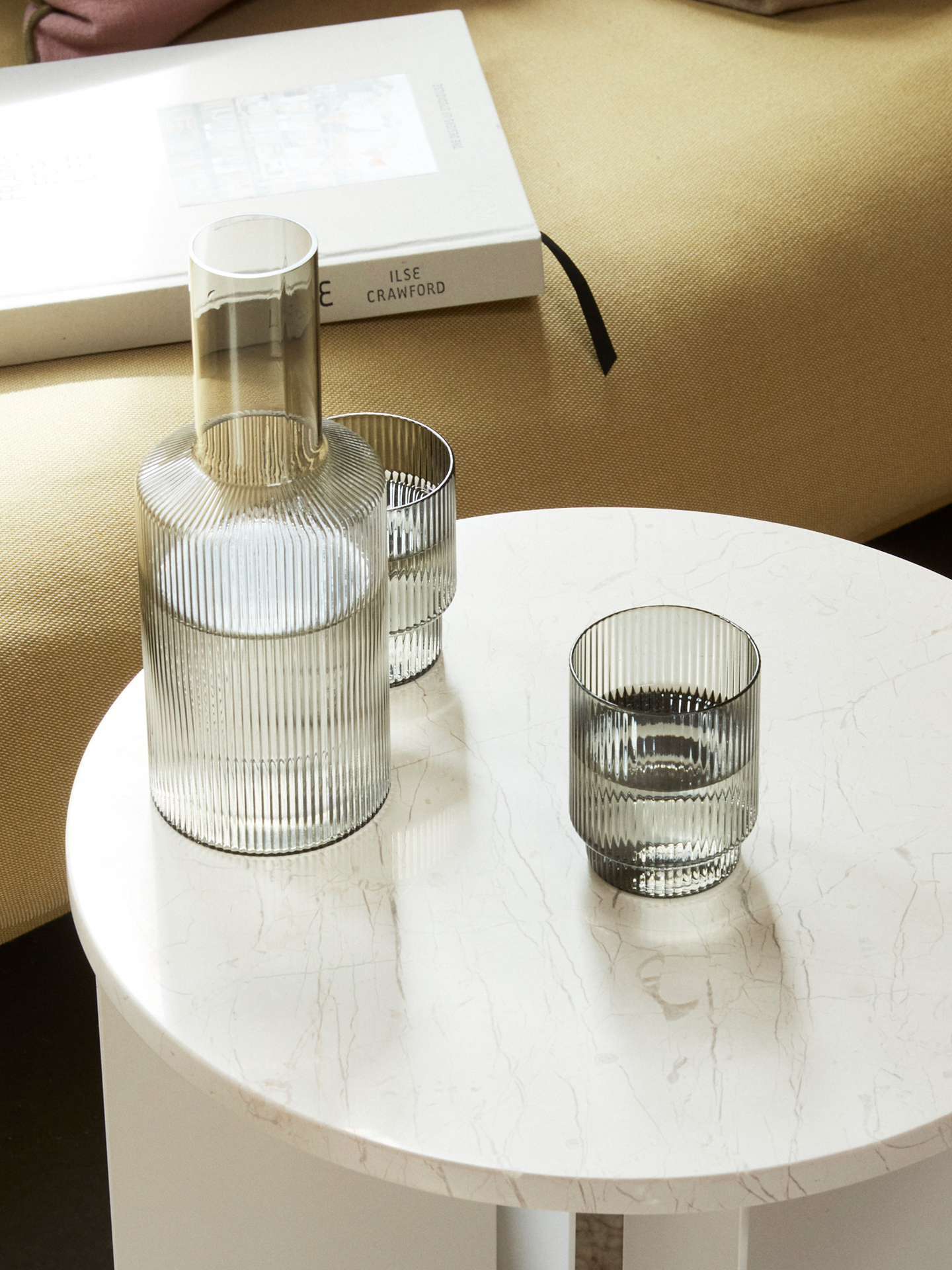 Ripple Karaffe - Smoked grey