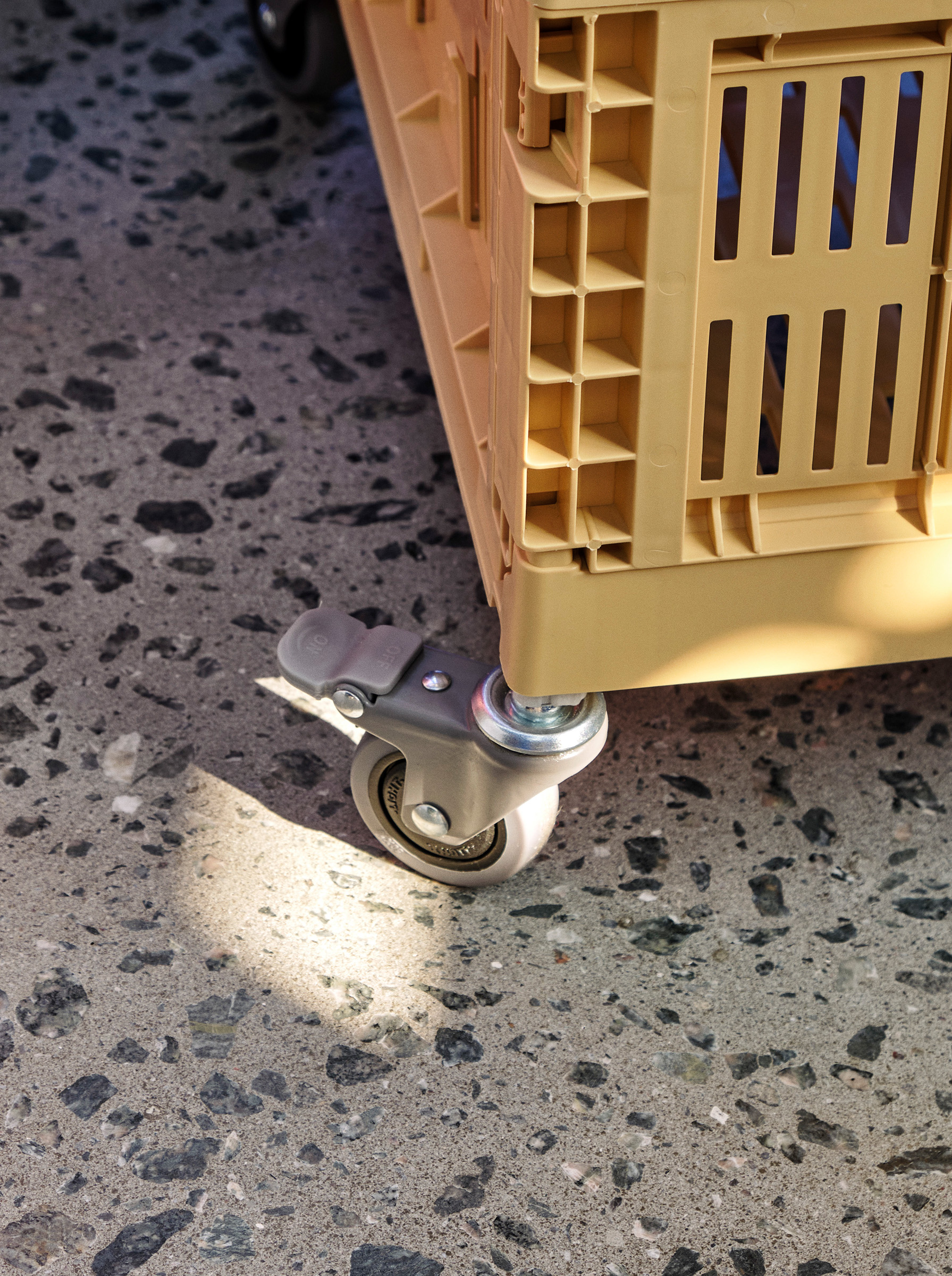 Deckel für Crate Box Large - Golden yellow