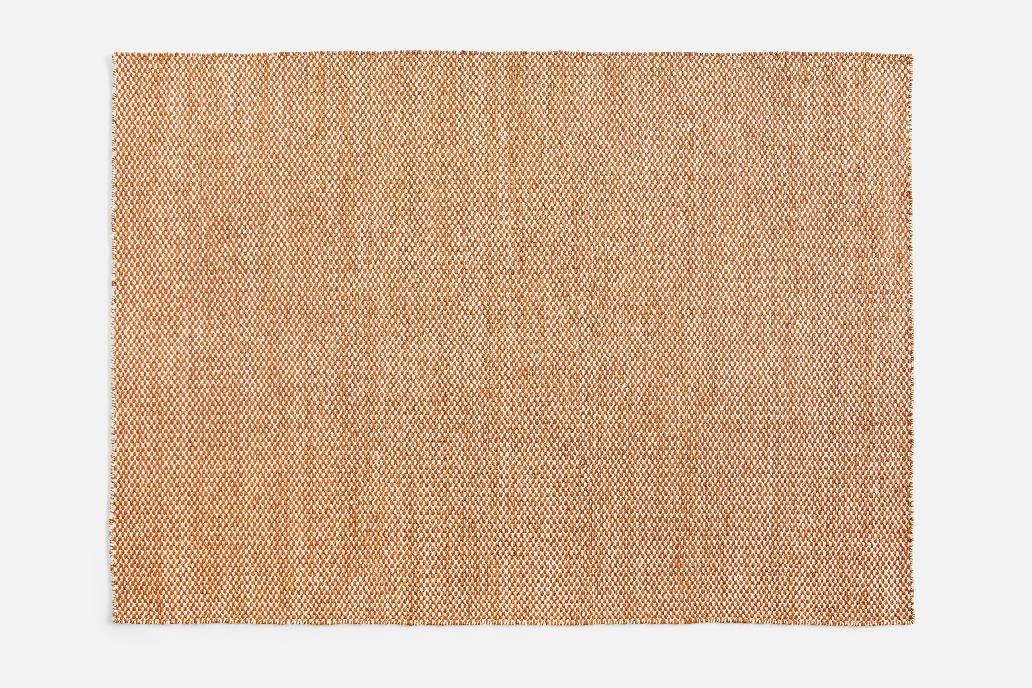 Moiré Kelim Teppich 140x200 Cinnamon