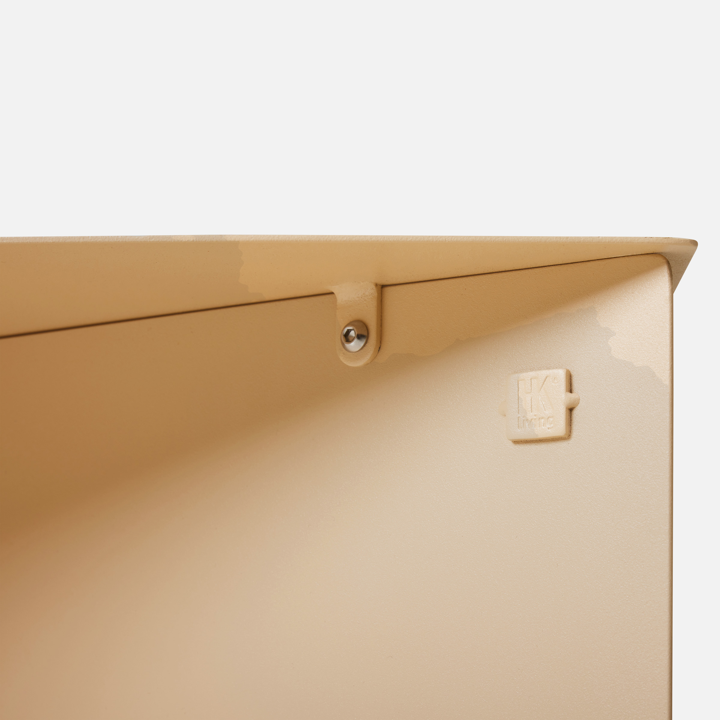 Metall Couchtisch 110x70 cm - Cream