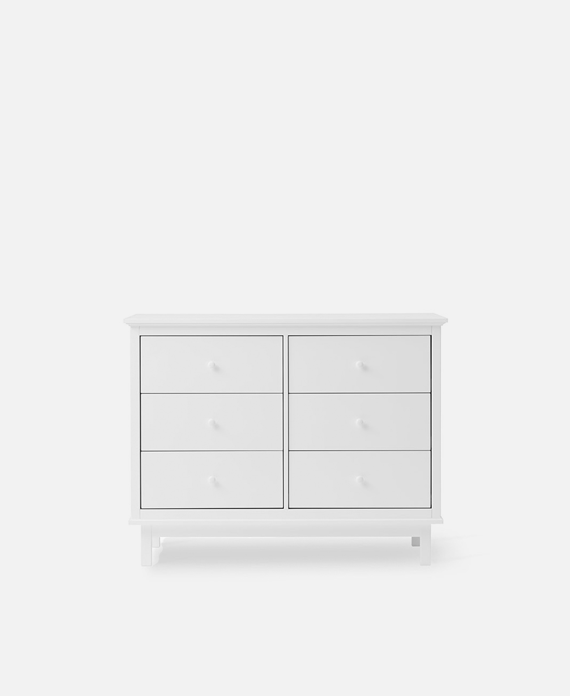 Seaside Kommode, 6 Schubladen, weiß