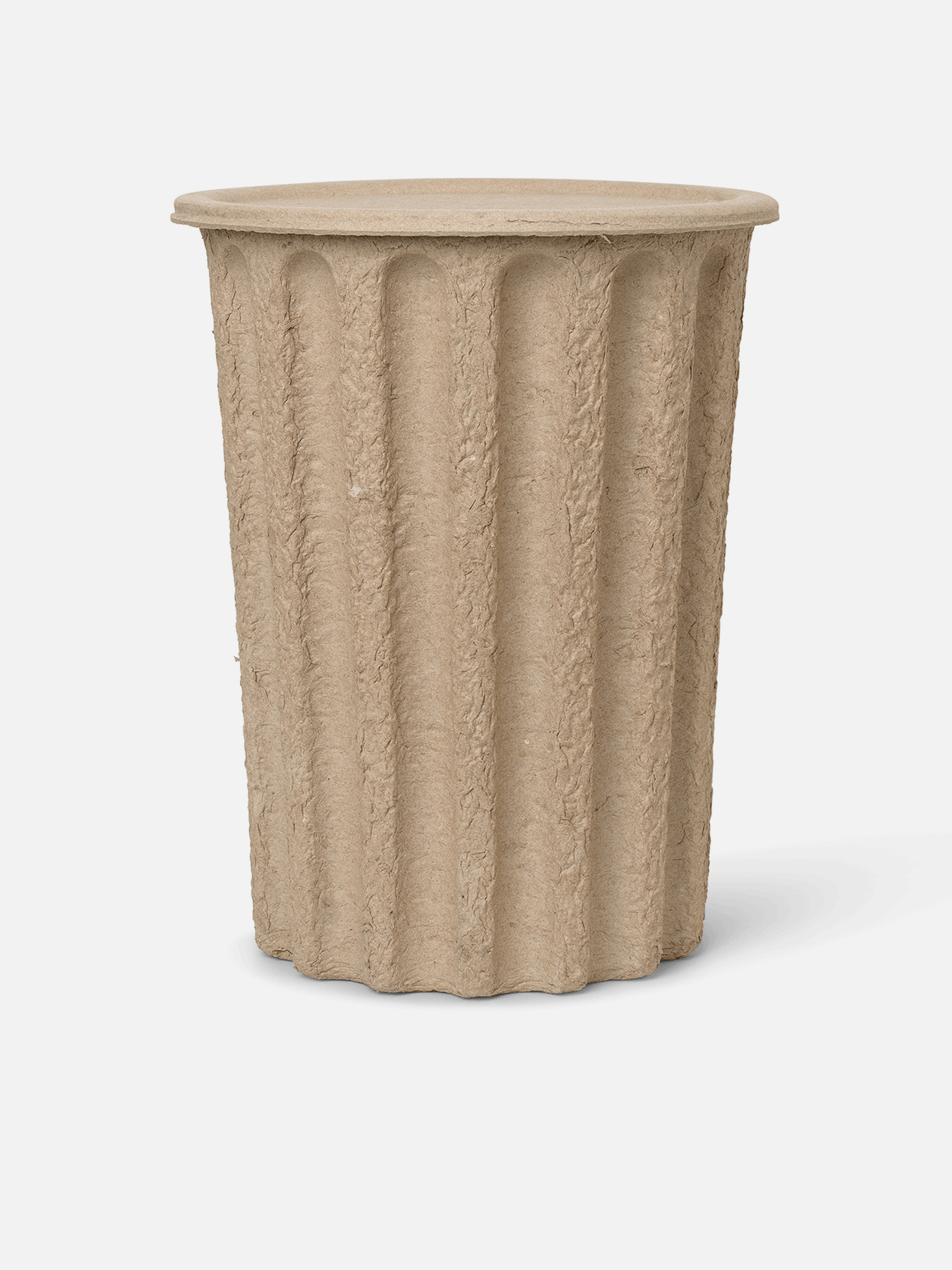 Paper Pulp Papierkorb Braun