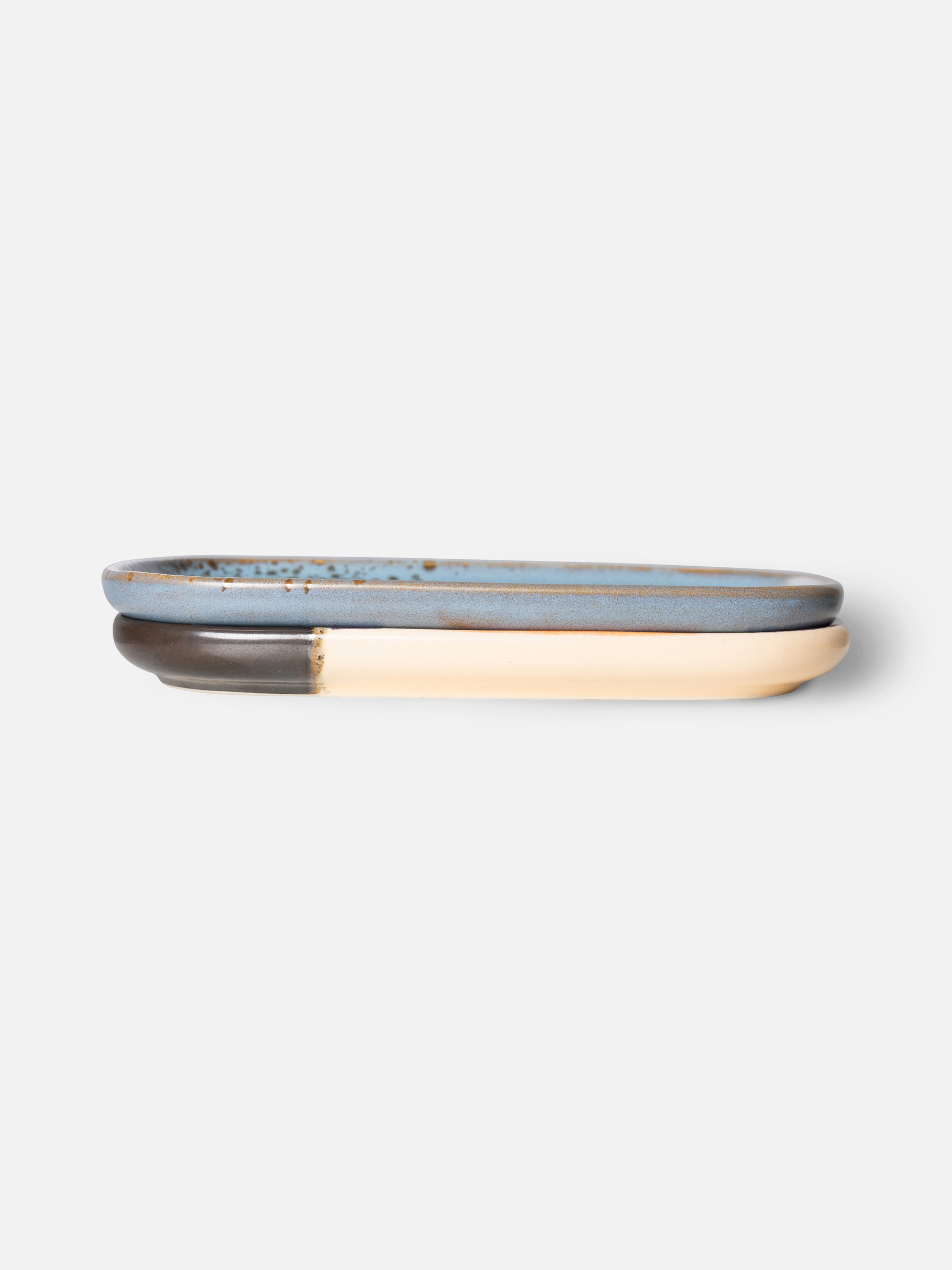 70s Keramik 2er Set Tabletts Small - Aries