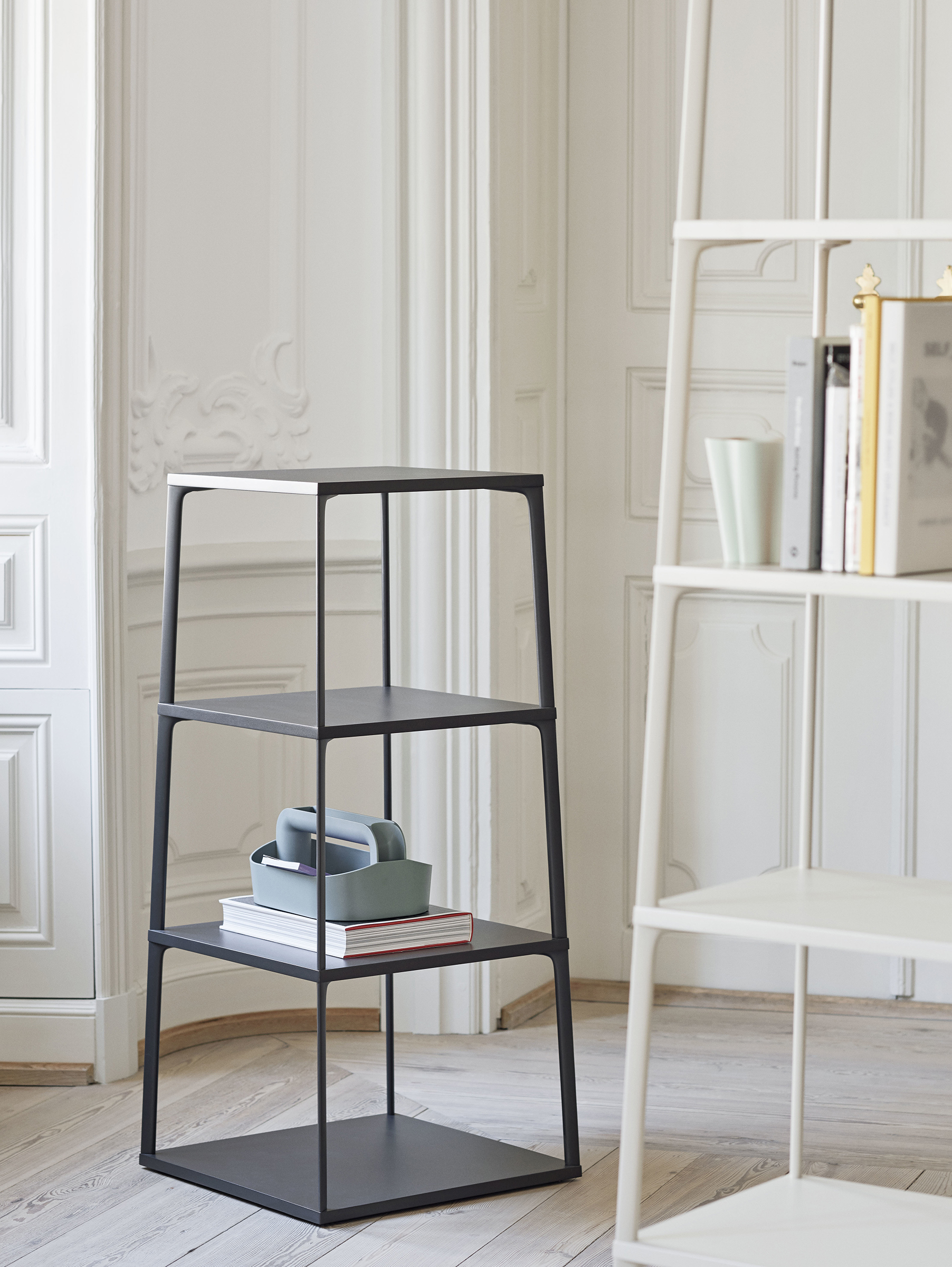 Eiffel Regal 4 Böden - Schwarz