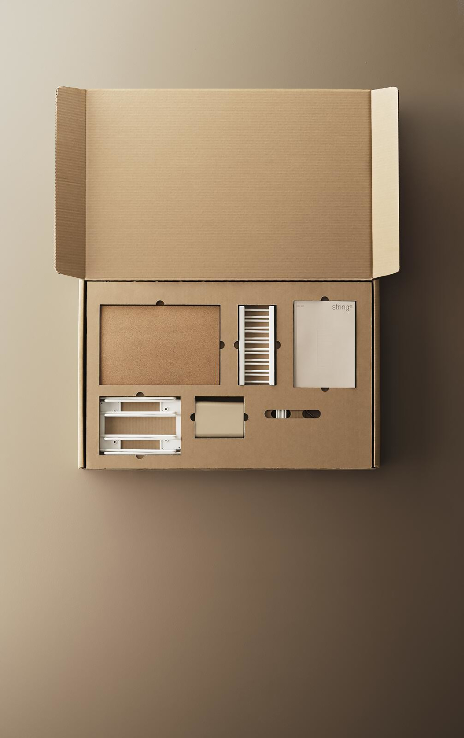 Küche Regallösung 58x50 cm - Weiß