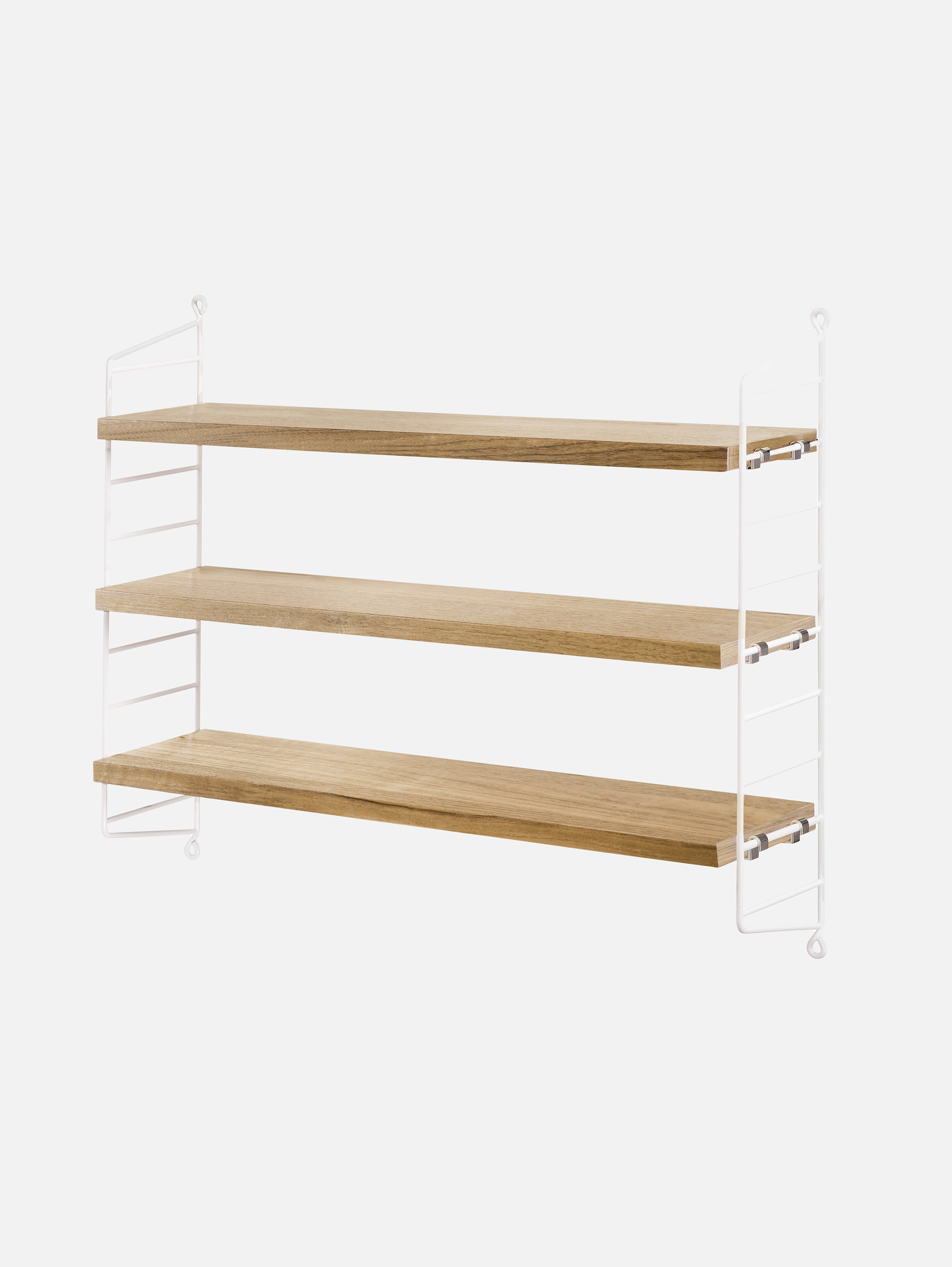 Pocket Regal 60x50 cm - Eiche/Weiß