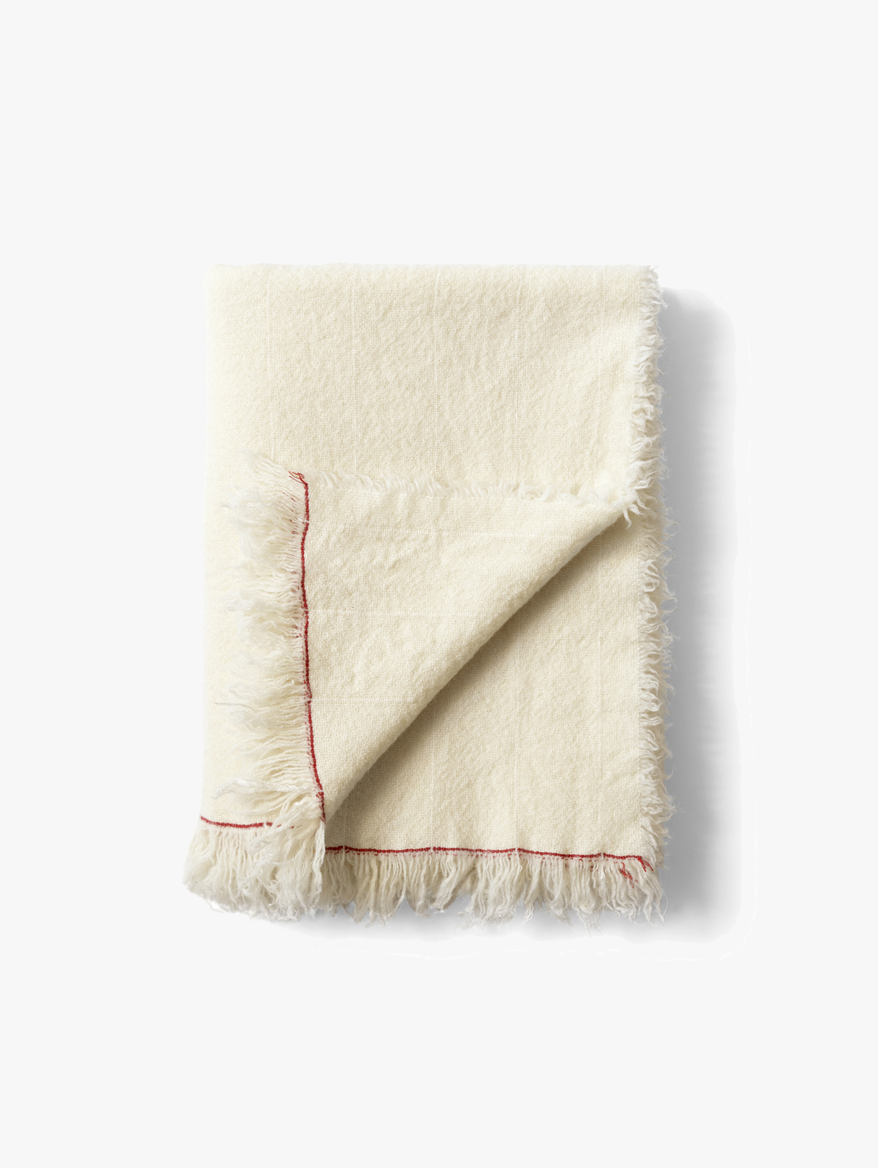 Battus Wolldecke 130x185 cm - Ivory