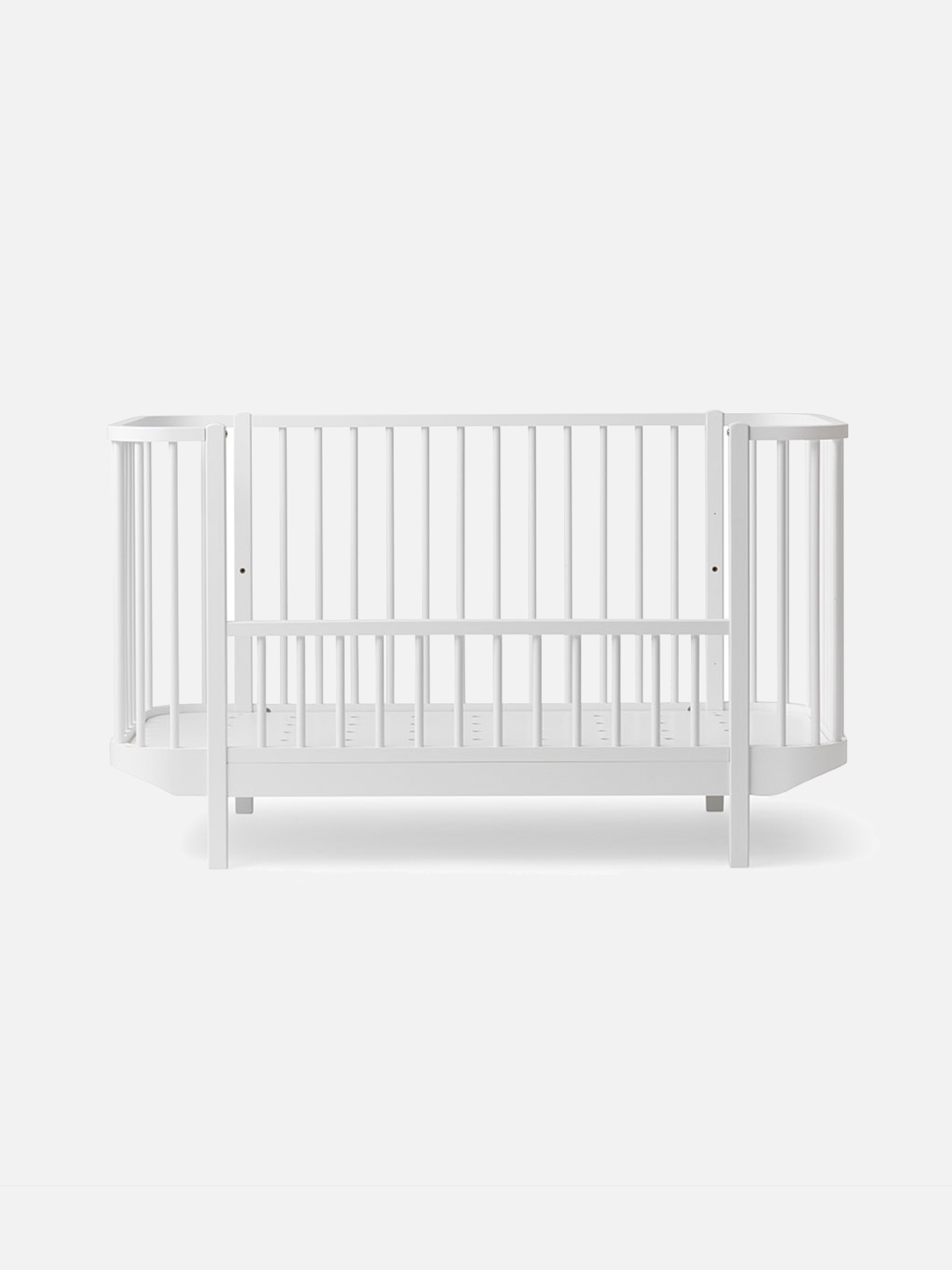 Wood Baby- und Kinderbett, 70x140 cm, weiß