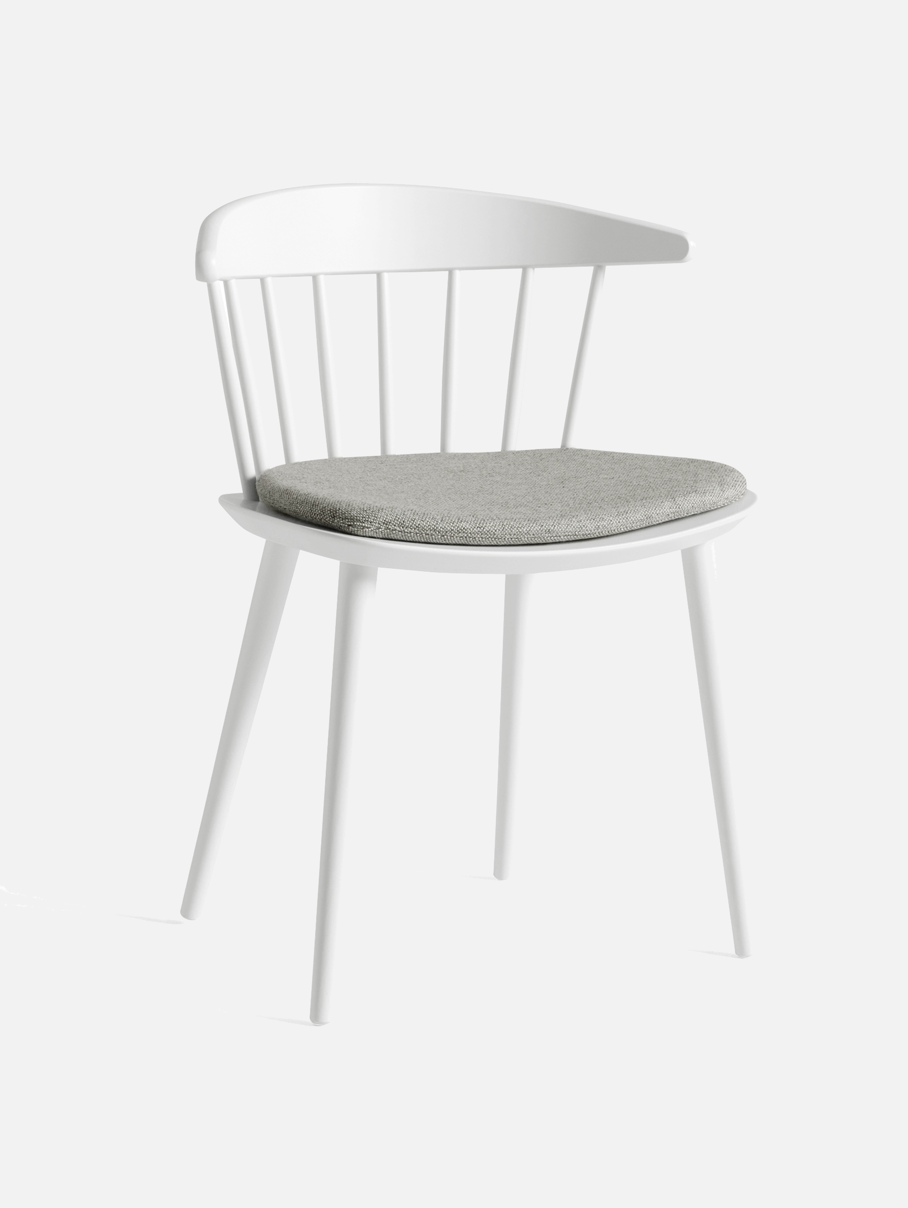 J104 Chair J-Series White water-based lacquered beech