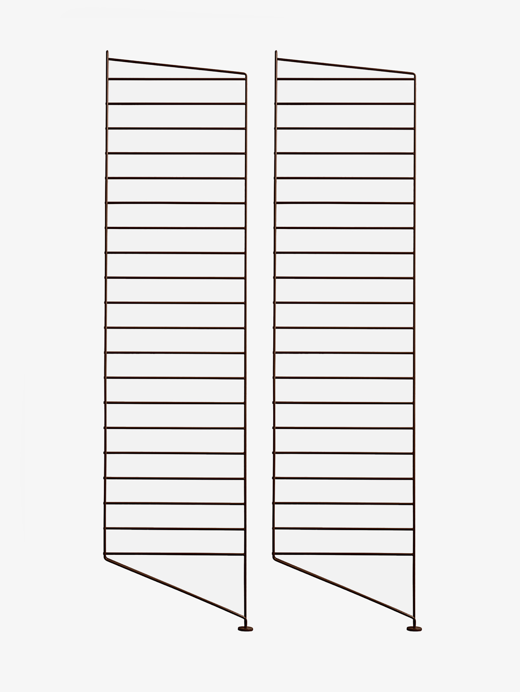 2er Bodenleitern 115/30 Braun