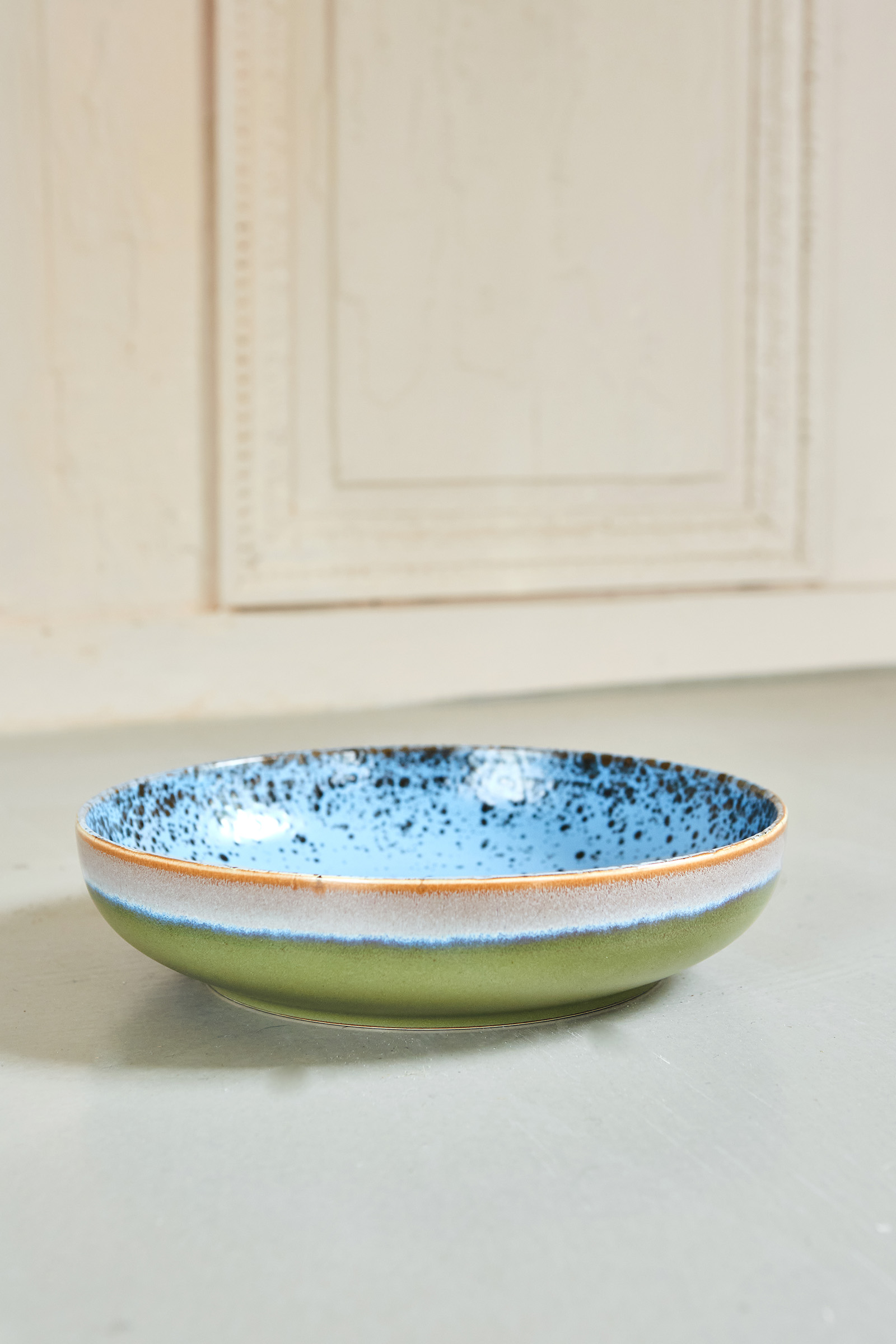 70s Keramik Salat Schüssel Ø26,5 cm - Peat