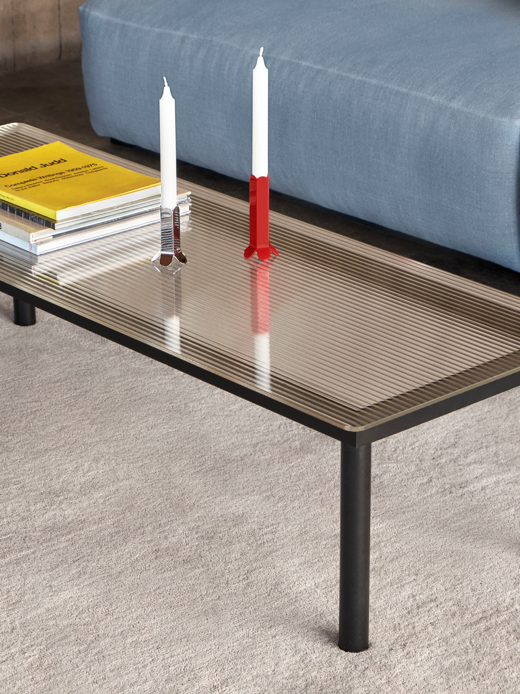 Arcs Kerzenständer Large Rot