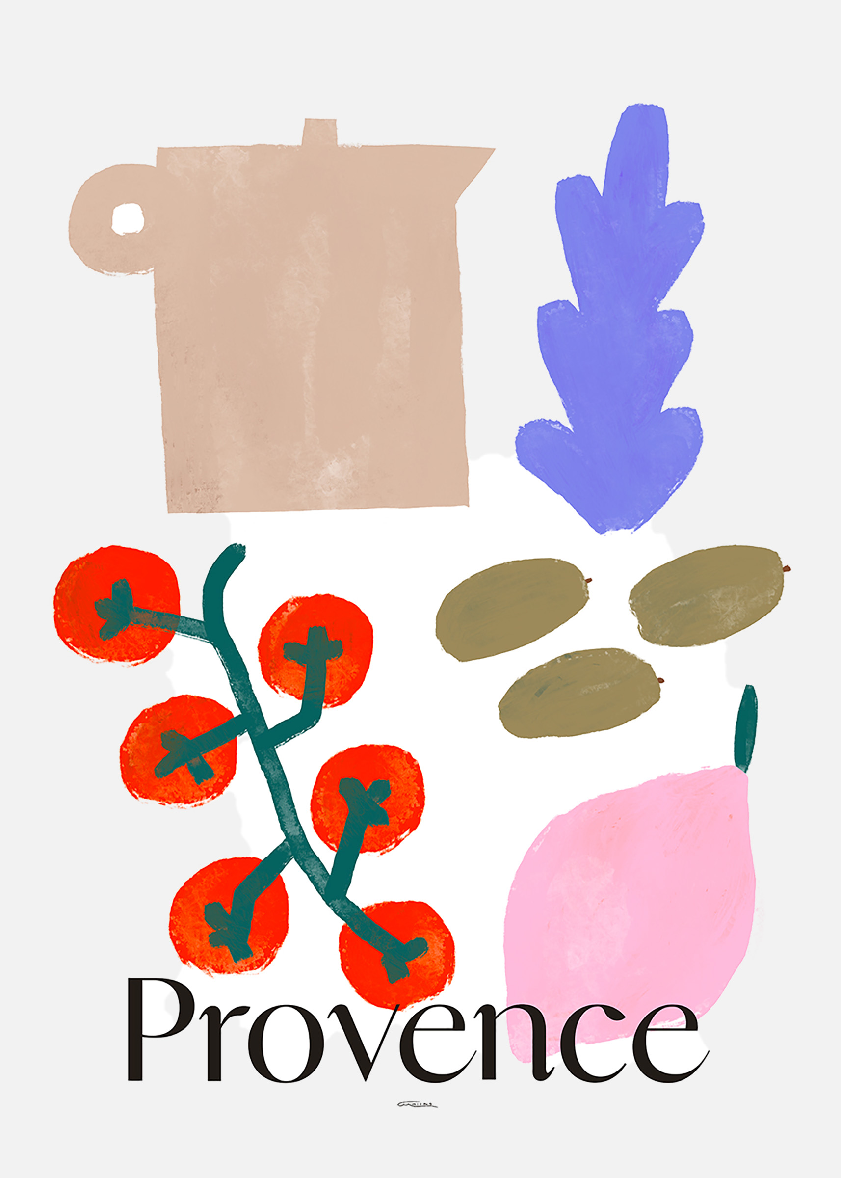 Matías Larrain Provence 50x70