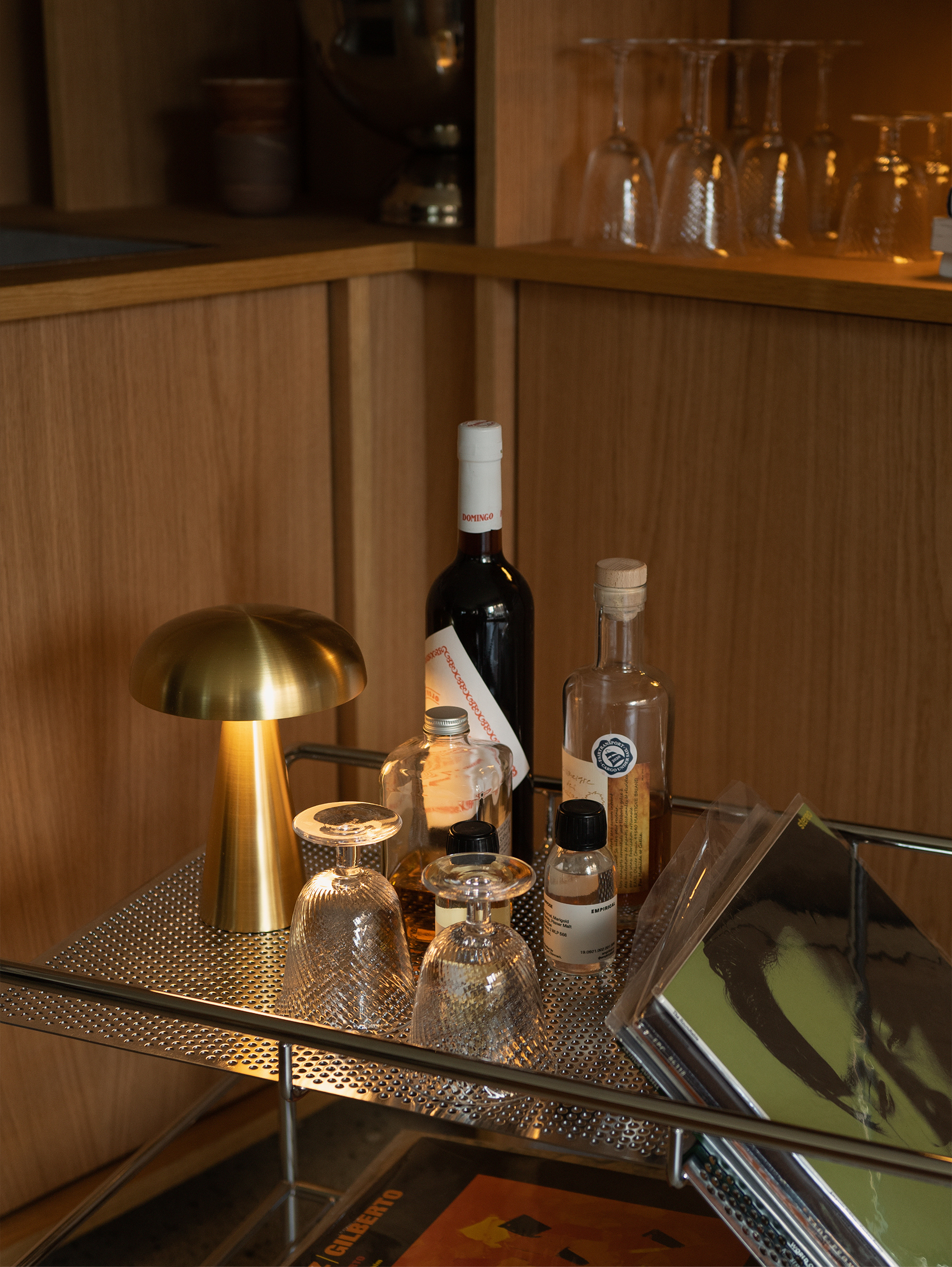 Como SC53 tragbare Akku Leuchte - Messing