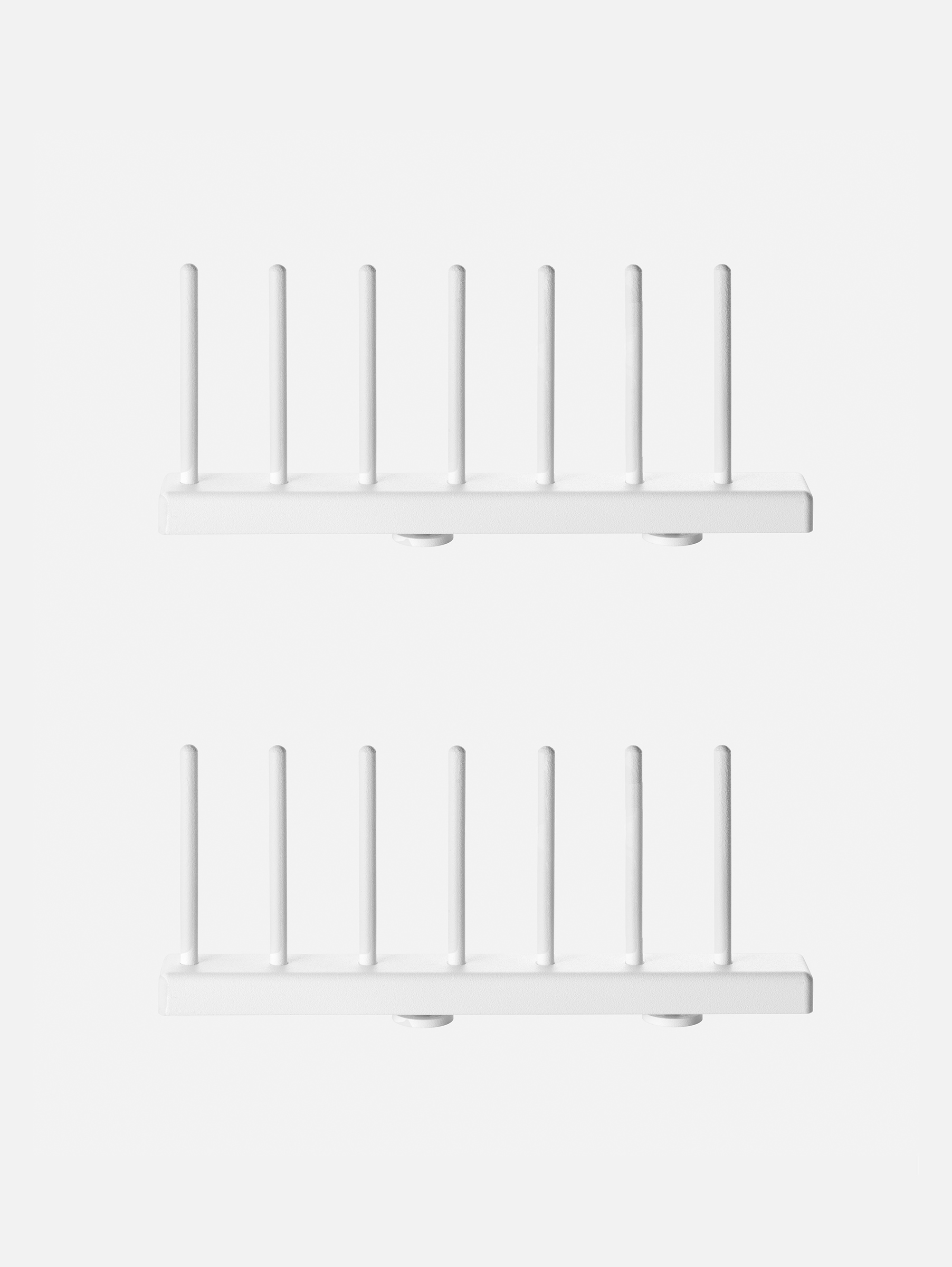 2er Teller Halterung T 20 Weiß