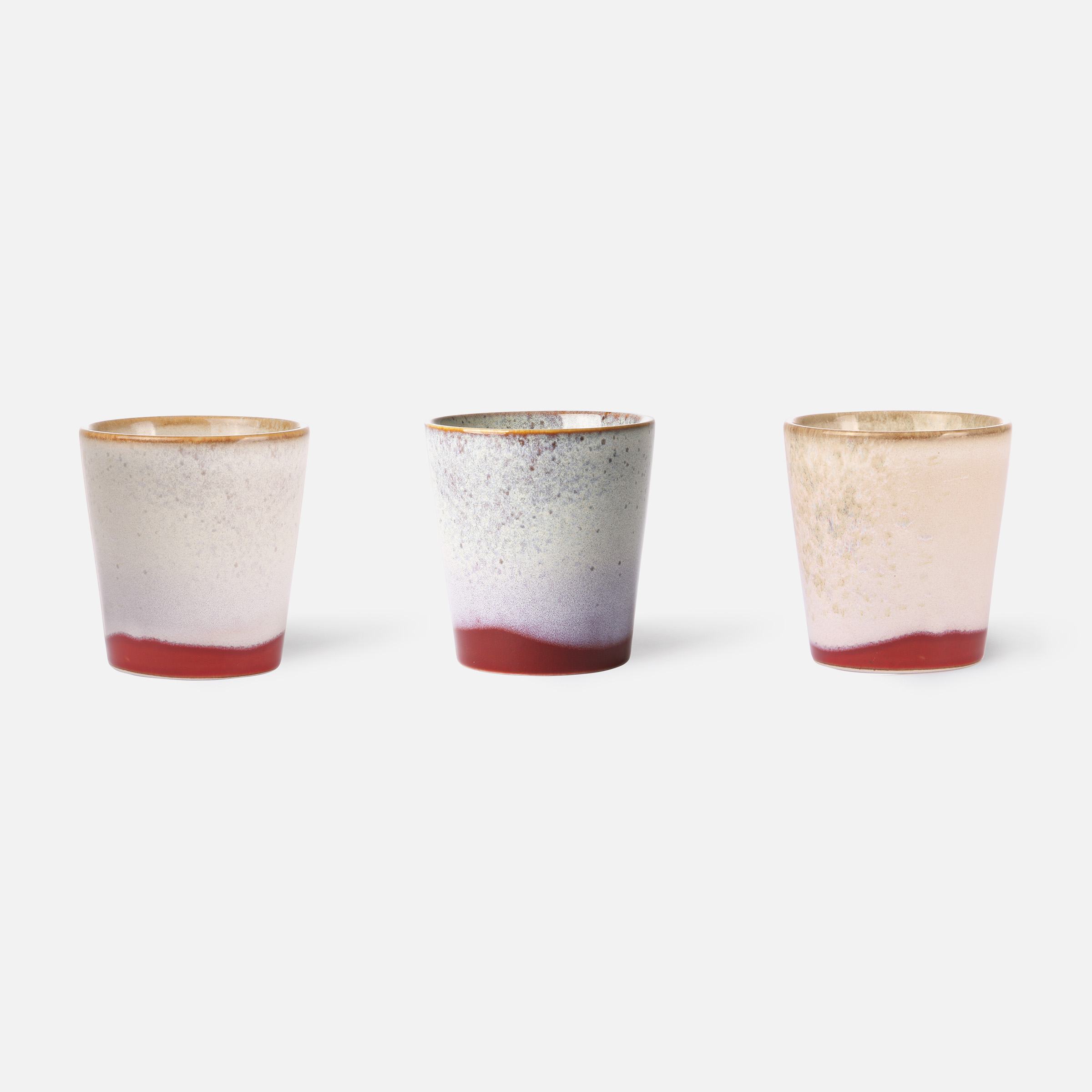 70s Keramik Kaffeebecher - Frost