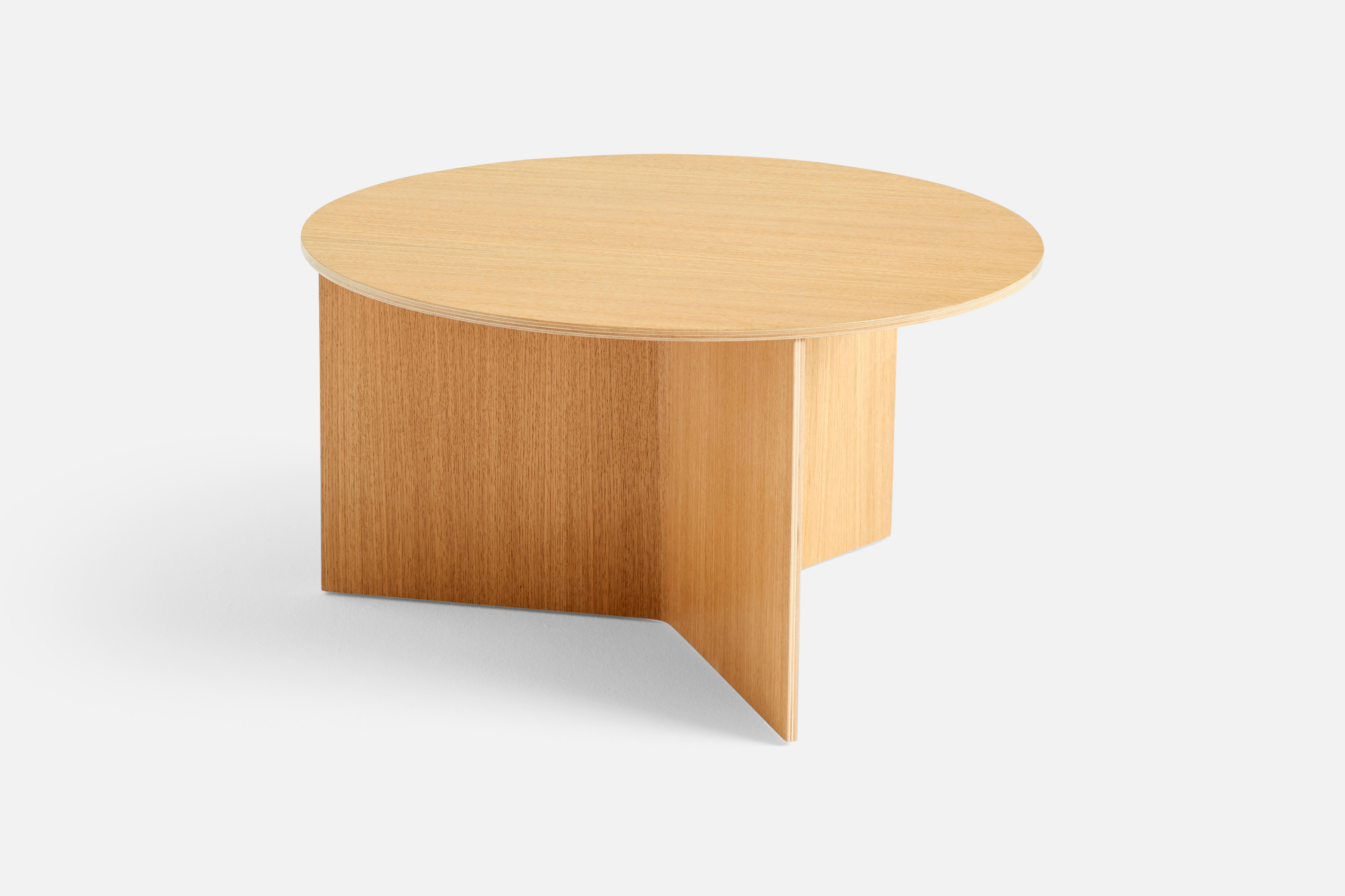 Slit Tisch Holz ø 65 x H 35,5 Eiche