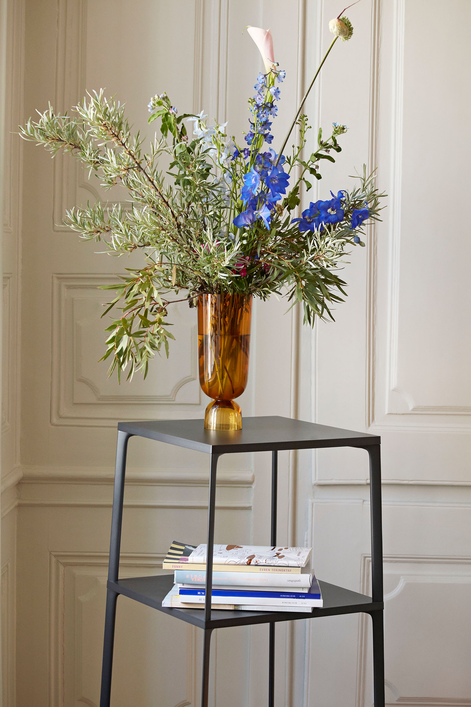 Eiffel Regal 4 Böden - Schwarz