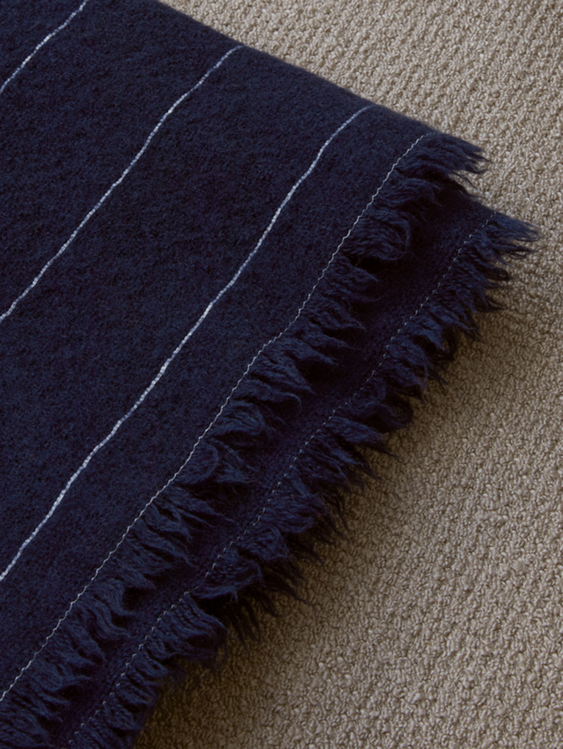 Battus Wolldecke 130x185 cm - Indigo