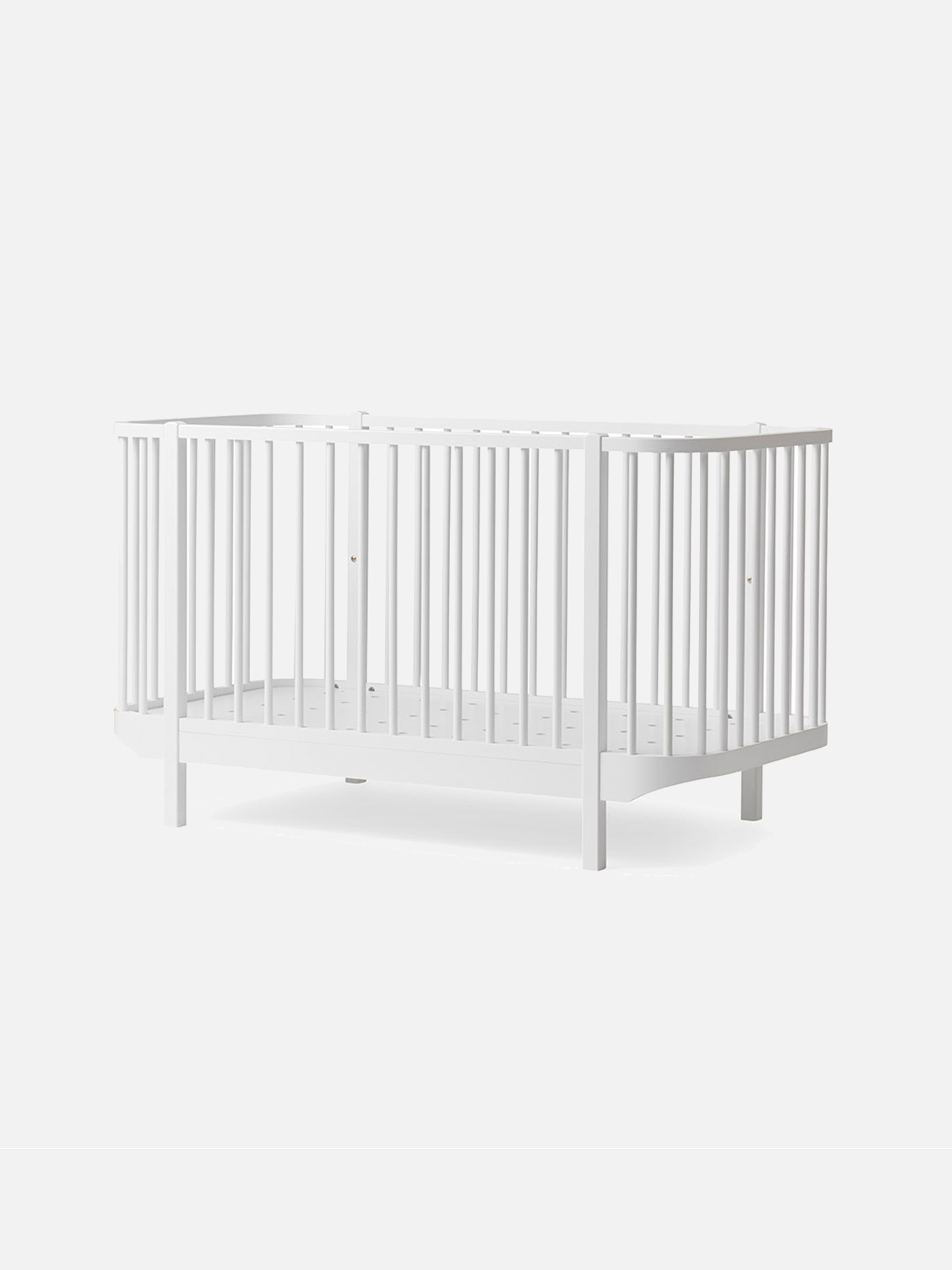 Wood Baby- und Kinderbett, 70x140 cm, weiß