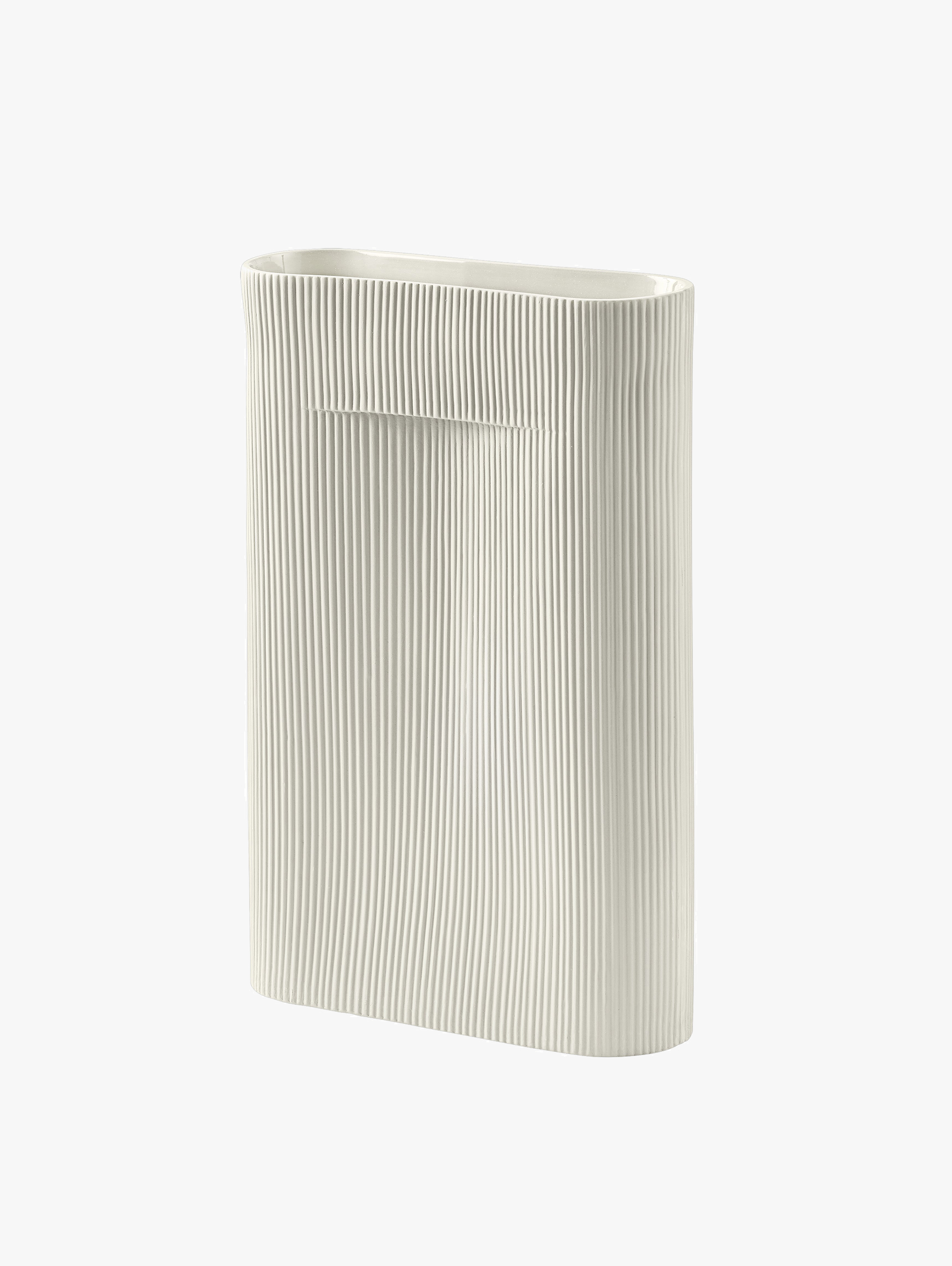 Ridge Vase Large H 48,5 cm - Off-White