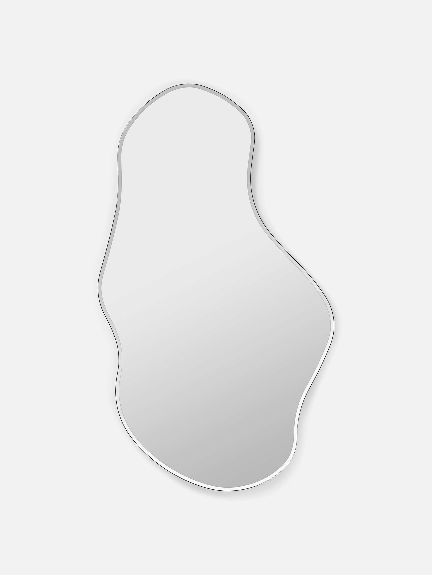 Pond Spiegel Large Dunkel verchromt