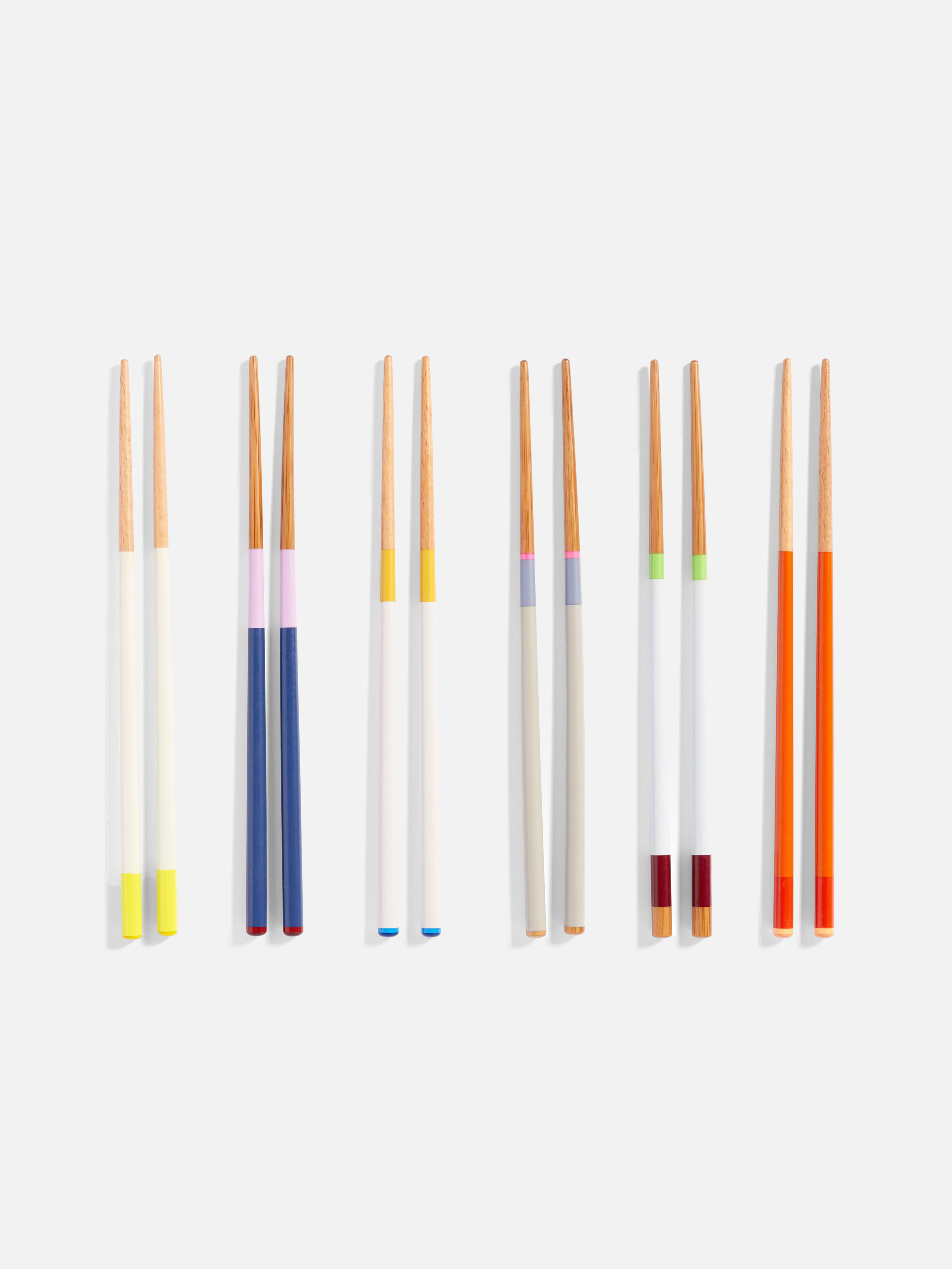 Farbige Sushi Stäbchen 6er Set