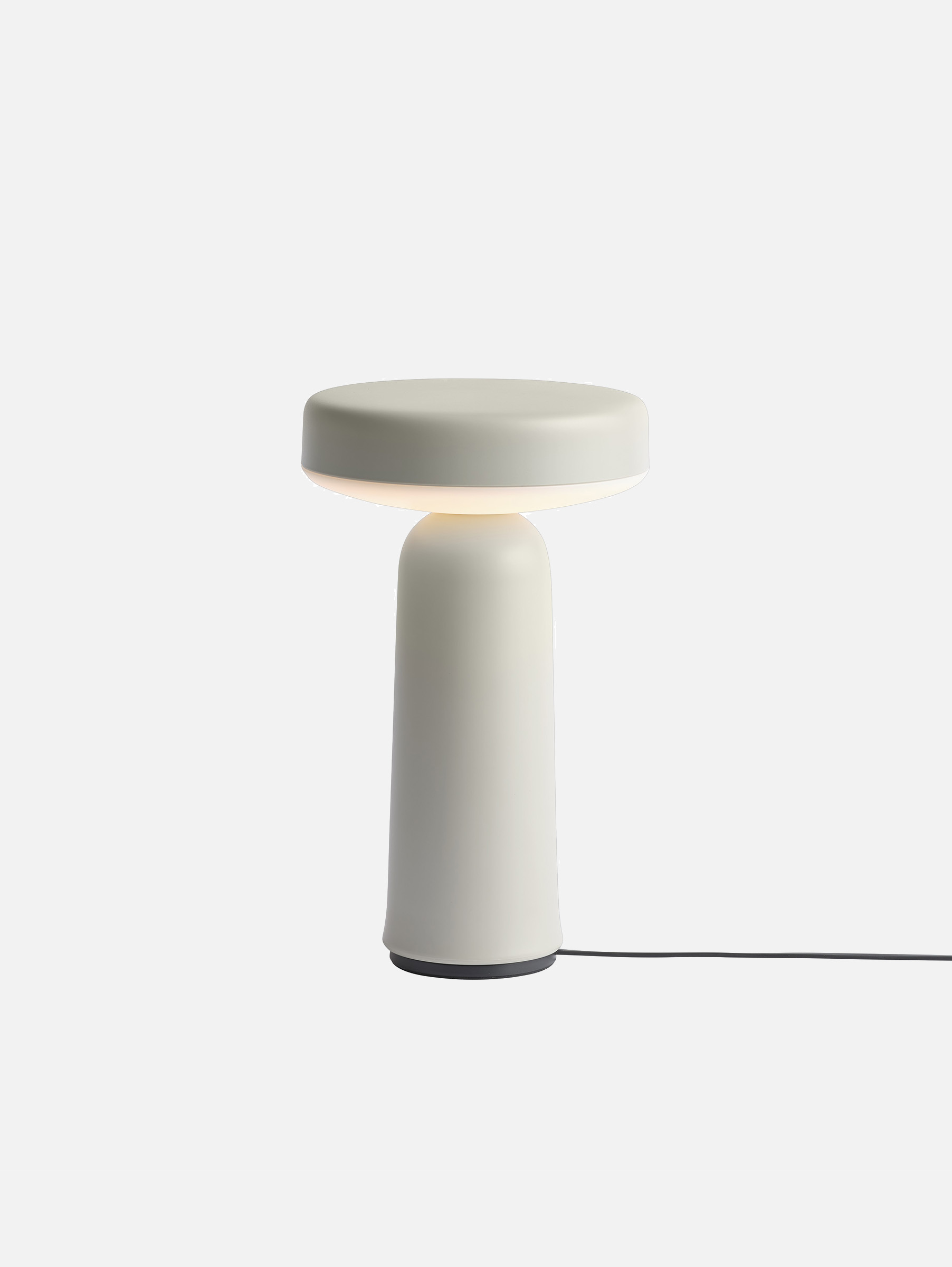 Ease tragbare Akku Tischleuchte - Grau