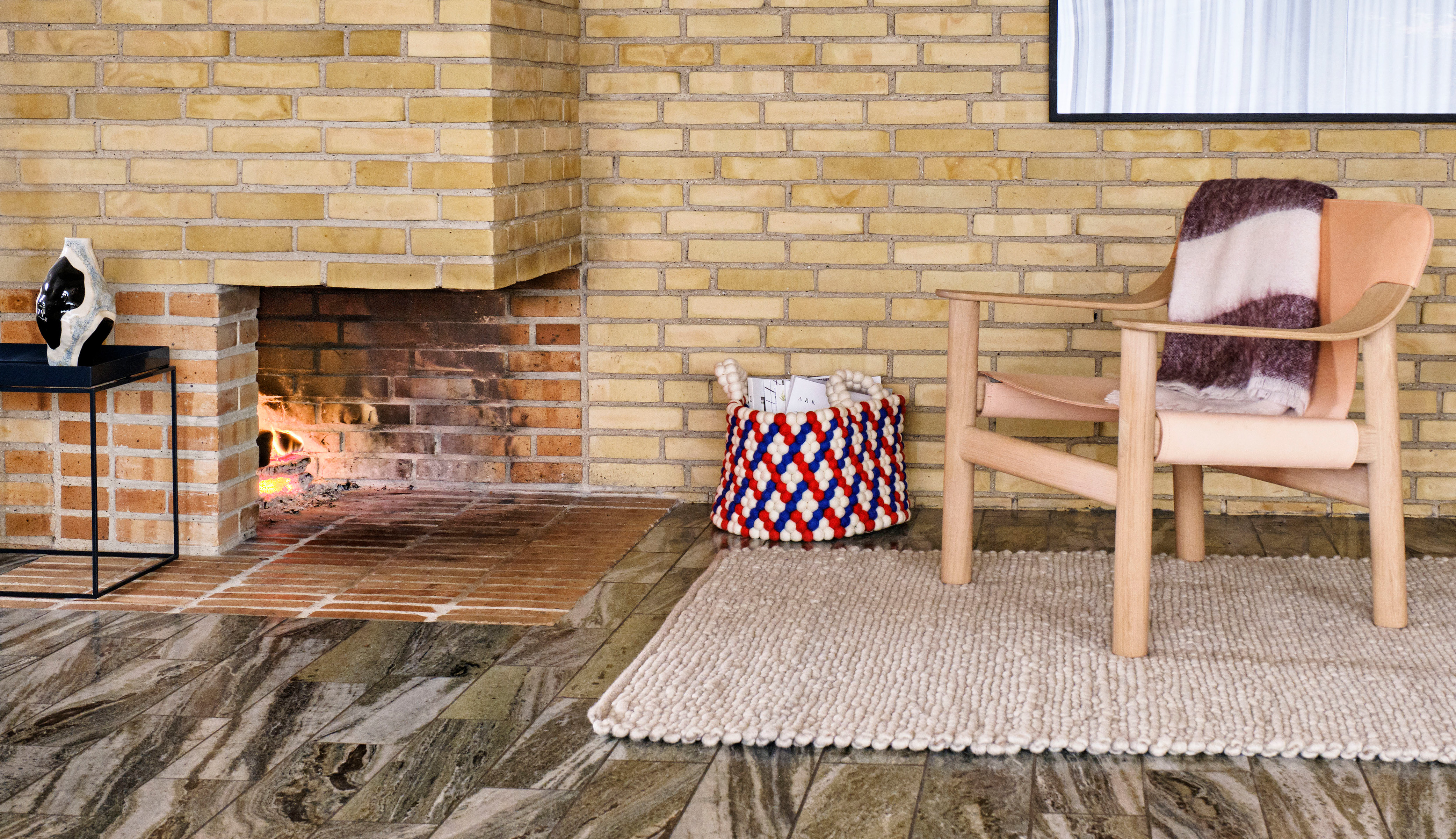 Peas Teppich Random 140x200 Soft grau