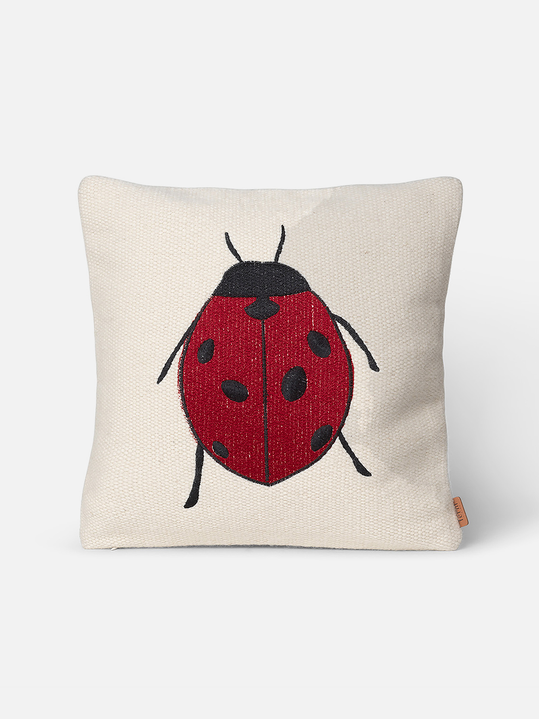 Forest Besticktes Kissen - Marienkäfer