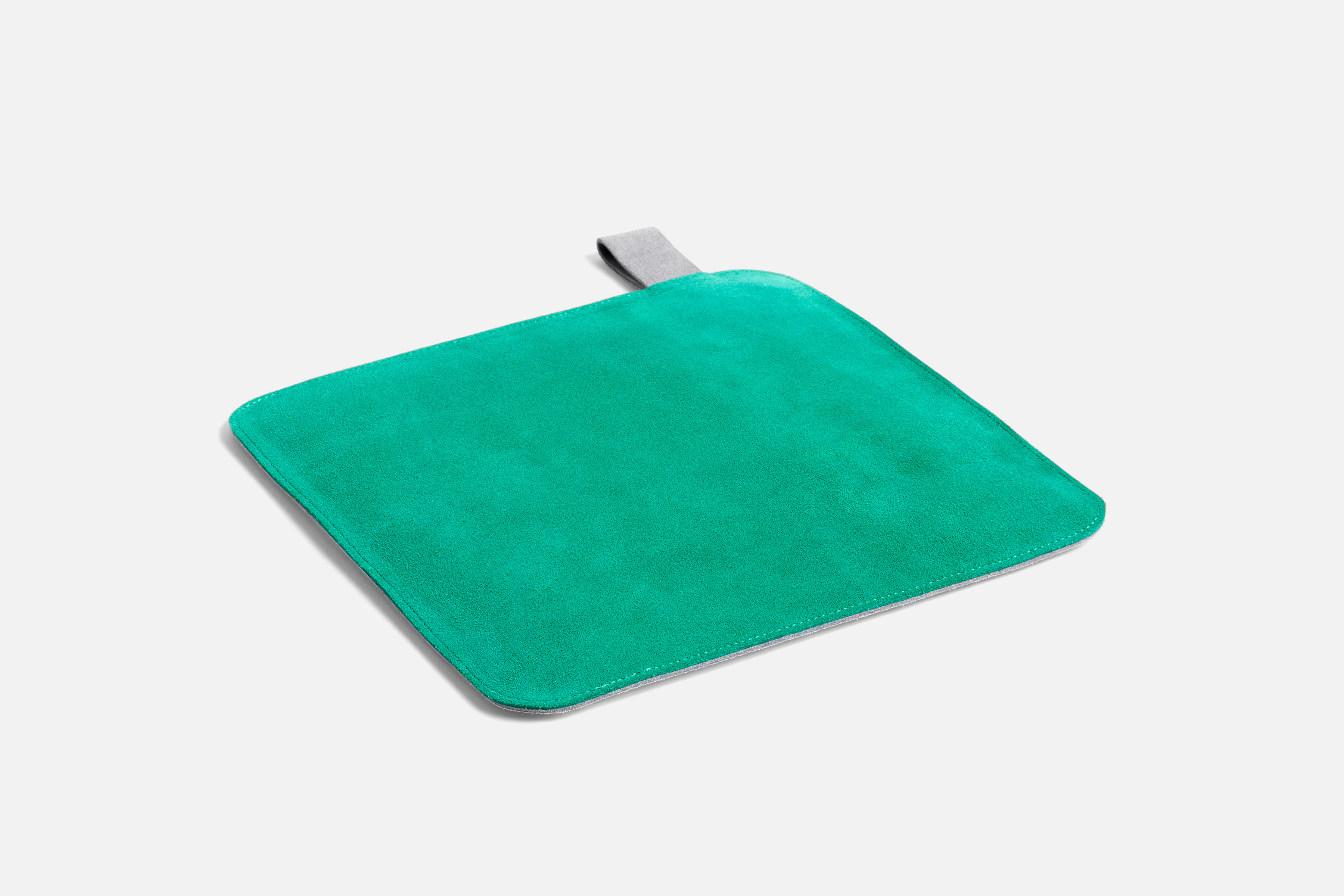 Suede Pot Holder Green