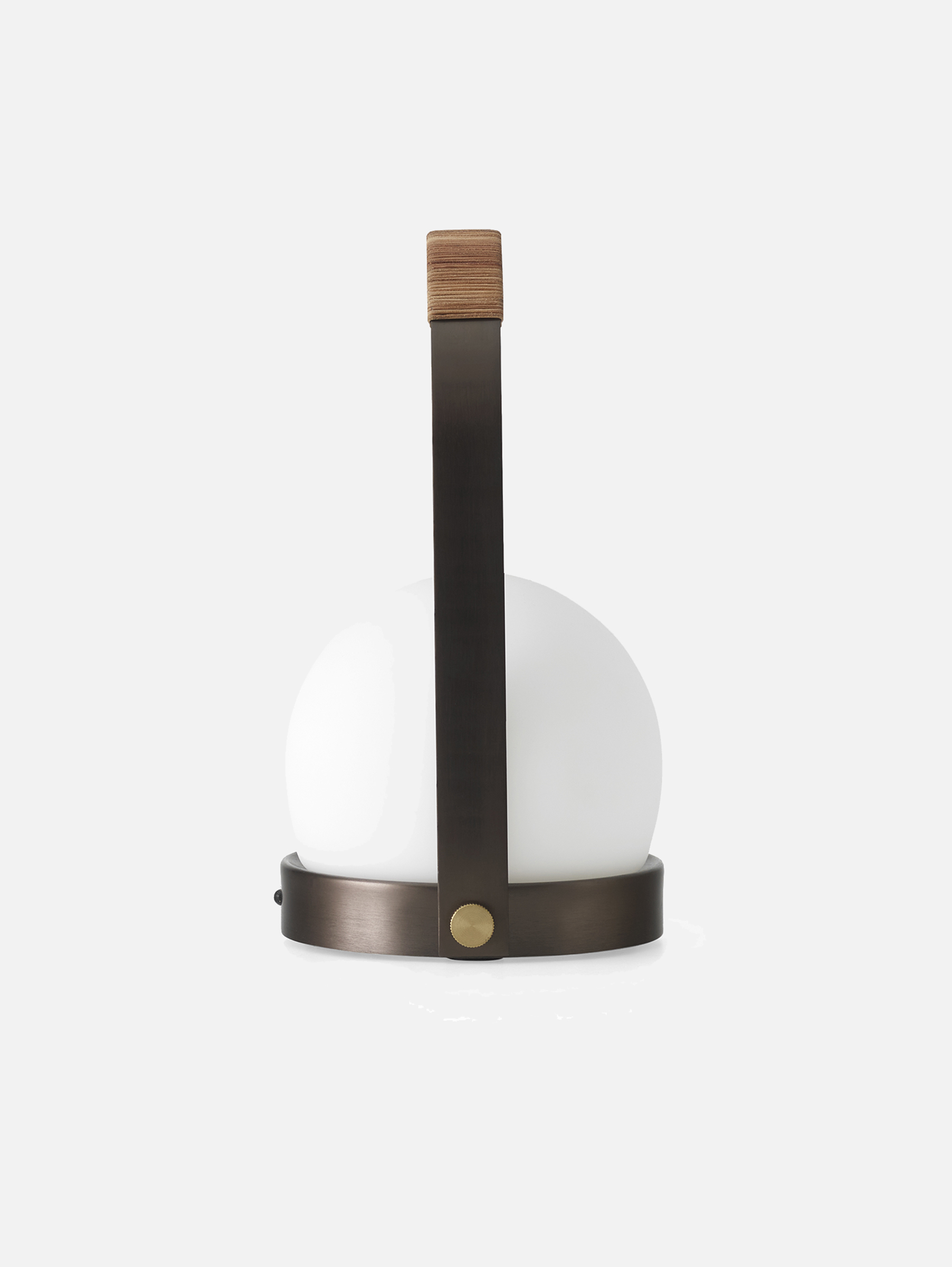 Carrie tragbare Akku Tischleuchte - Bronziertes Messing