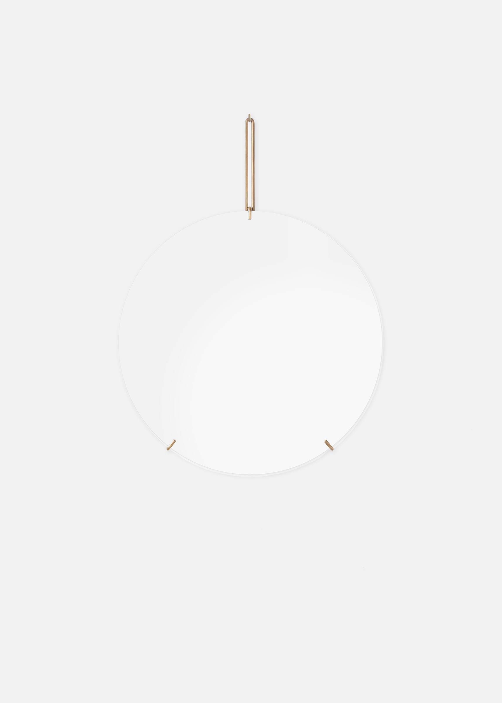 Wandspiegel Ø50 cm - Messing